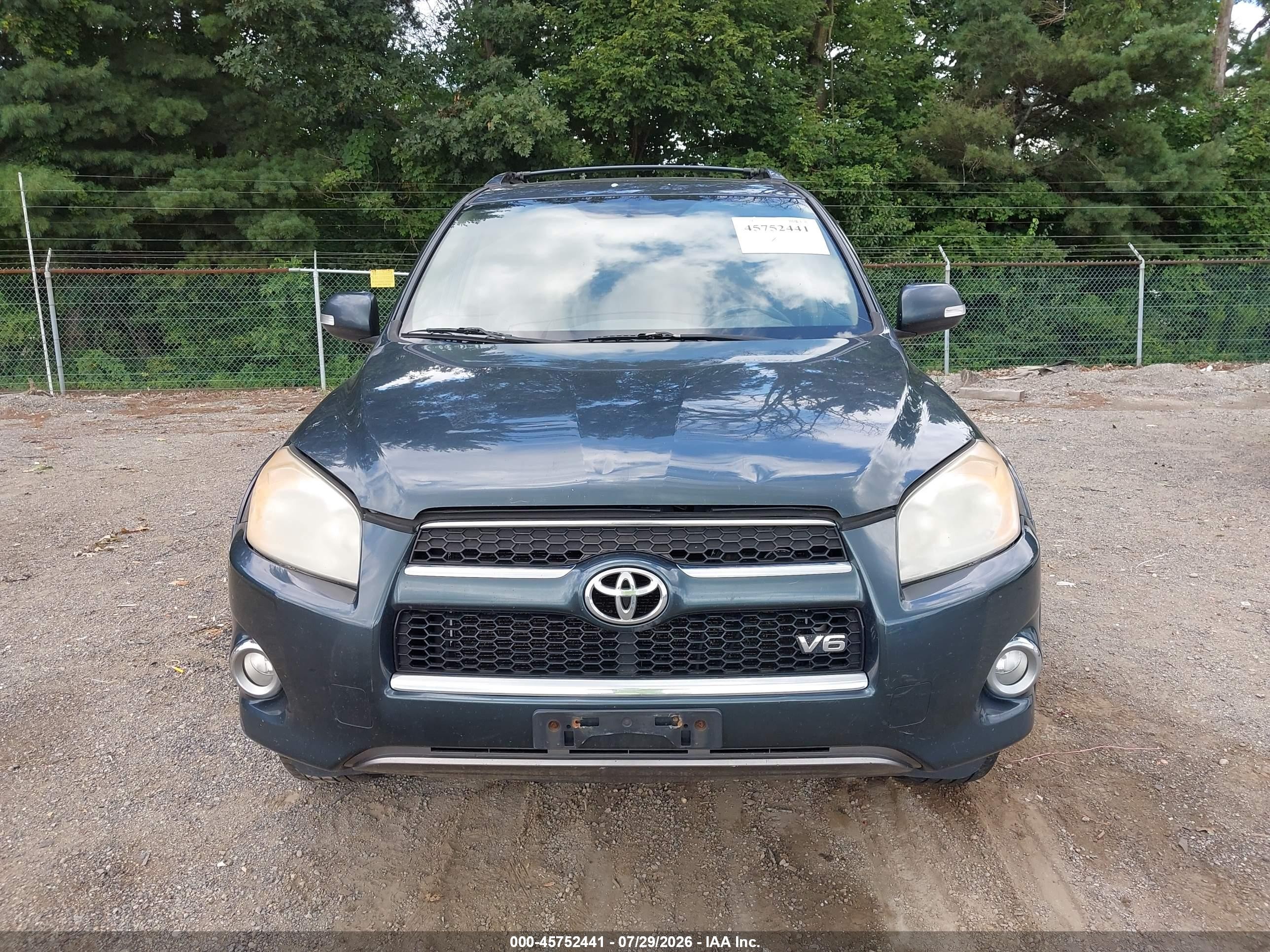 2010 Toyota Rav4 Limited V6 Синий vin: 2T3DK4DV8AW017683