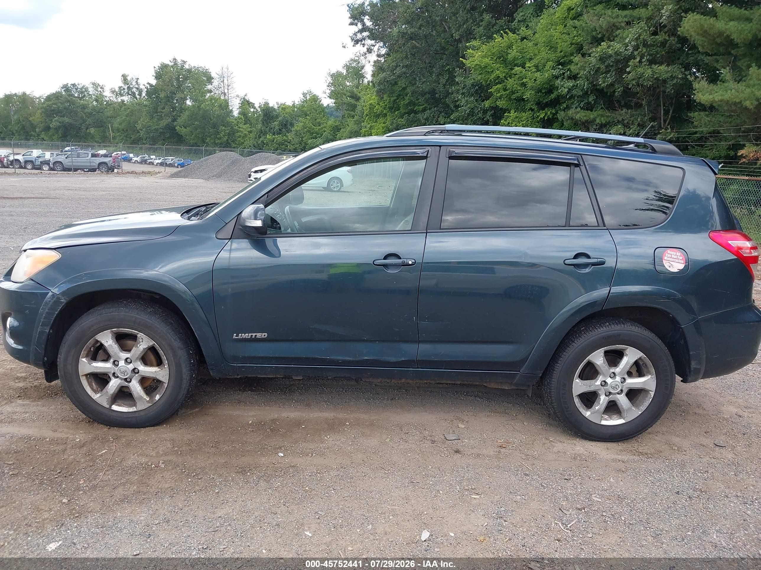 2010 Toyota Rav4 Limited V6 Синий vin: 2T3DK4DV8AW017683