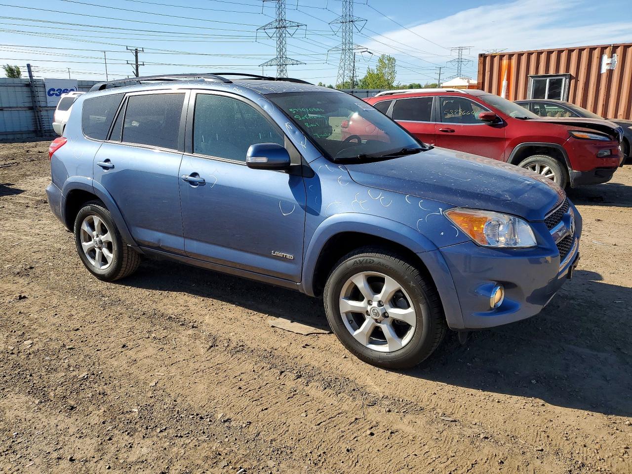 2011 Toyota Rav4 Limited Blue vin: 2T3DK4DV8BW044500