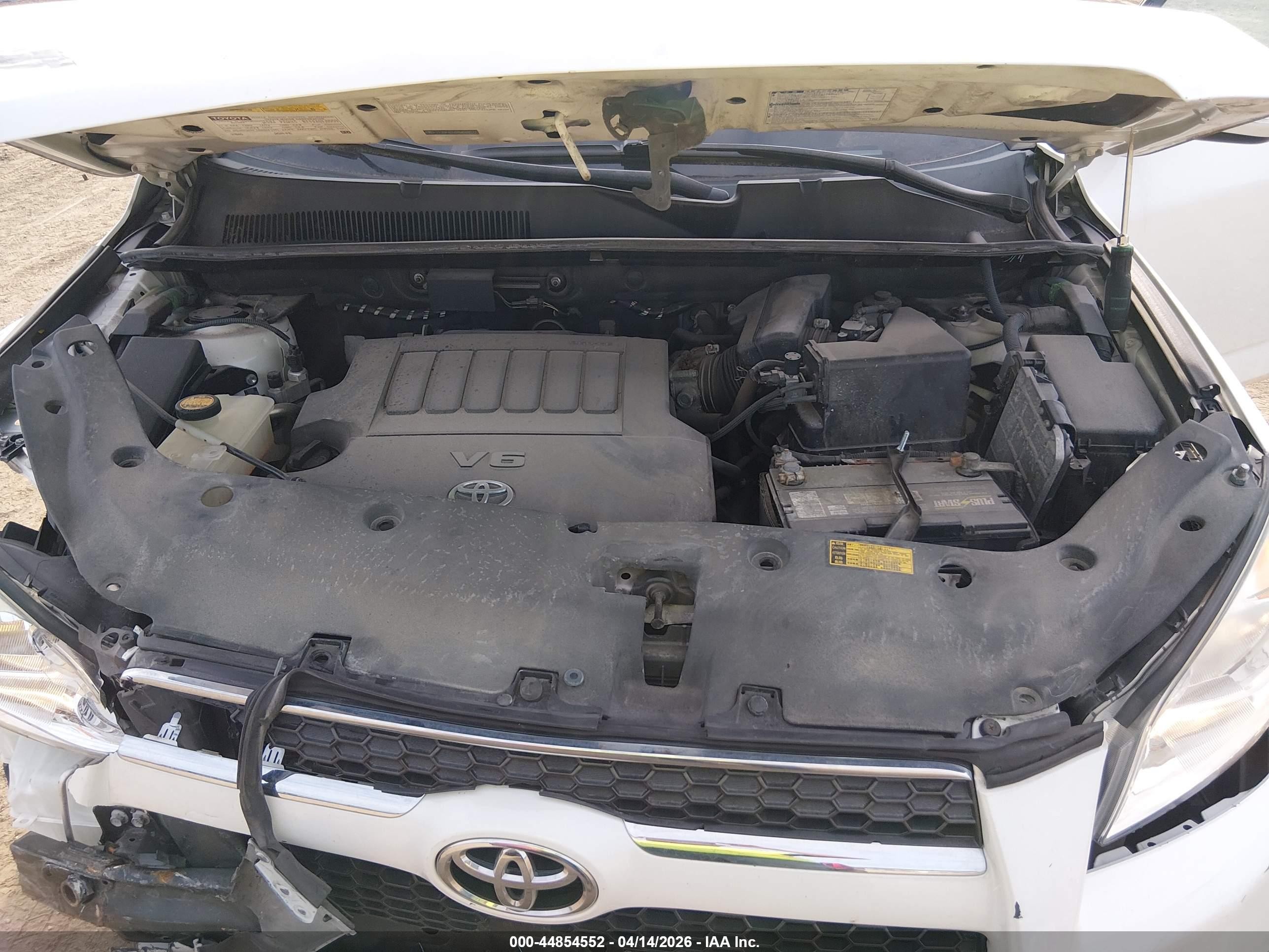 2011 Toyota Rav4 Limited V6 White vin: 2T3DK4DV8BW048577