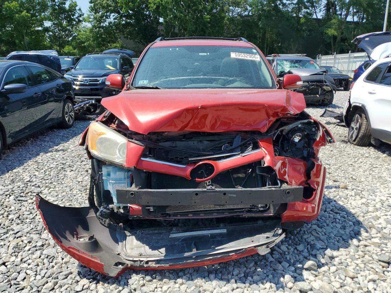 2011 Toyota Rav4 Limited Red vin: 2T3DK4DV8BW052029