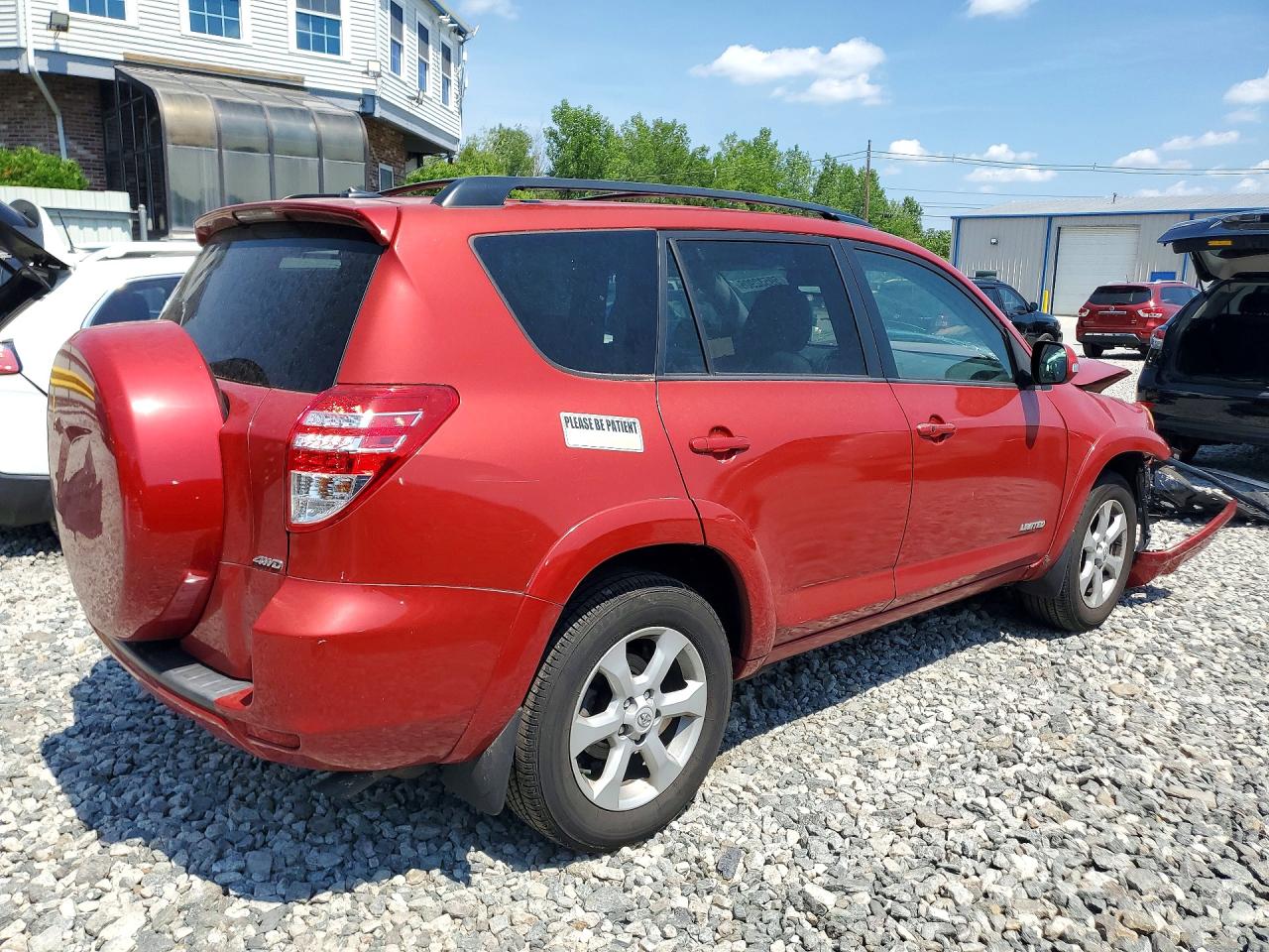 2011 Toyota Rav4 Limited Red vin: 2T3DK4DV8BW052029