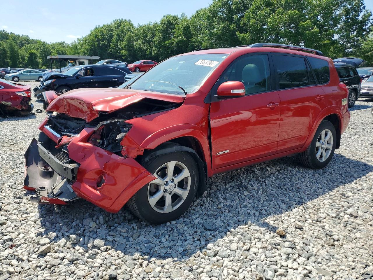 2011 Toyota Rav4 Limited Red vin: 2T3DK4DV8BW052029