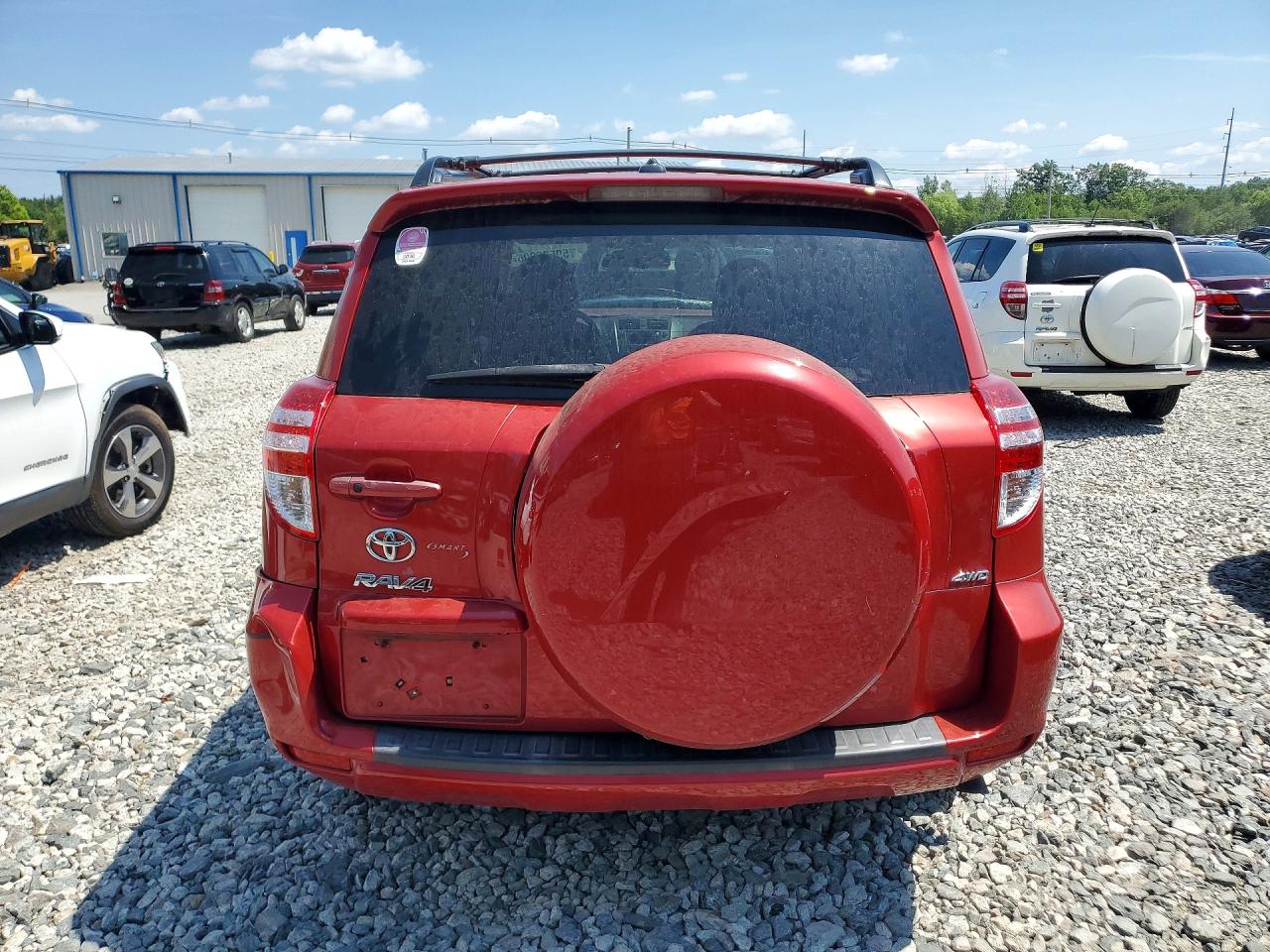 2011 Toyota Rav4 Limited Red vin: 2T3DK4DV8BW052029