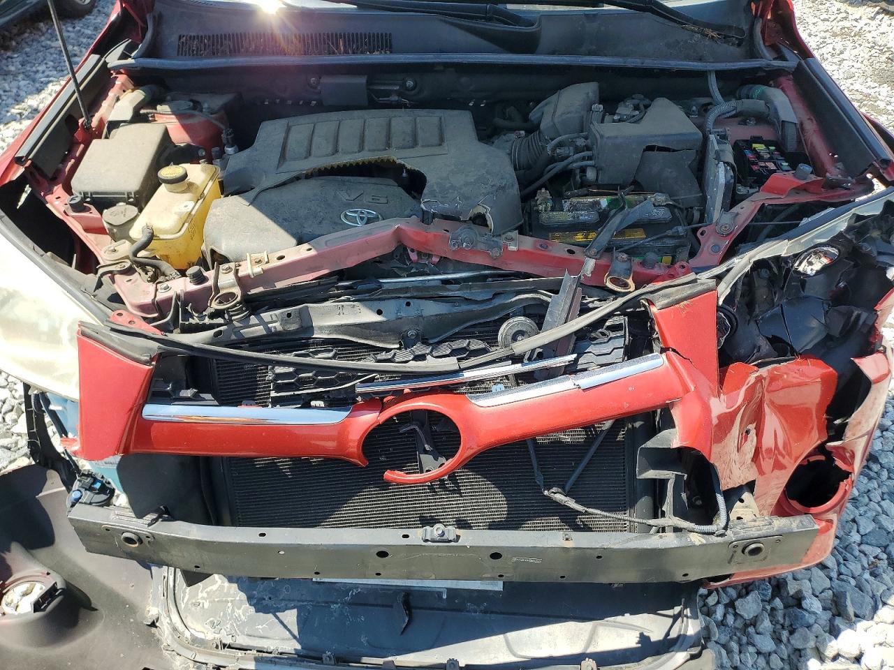 2011 Toyota Rav4 Limited Red vin: 2T3DK4DV8BW052029
