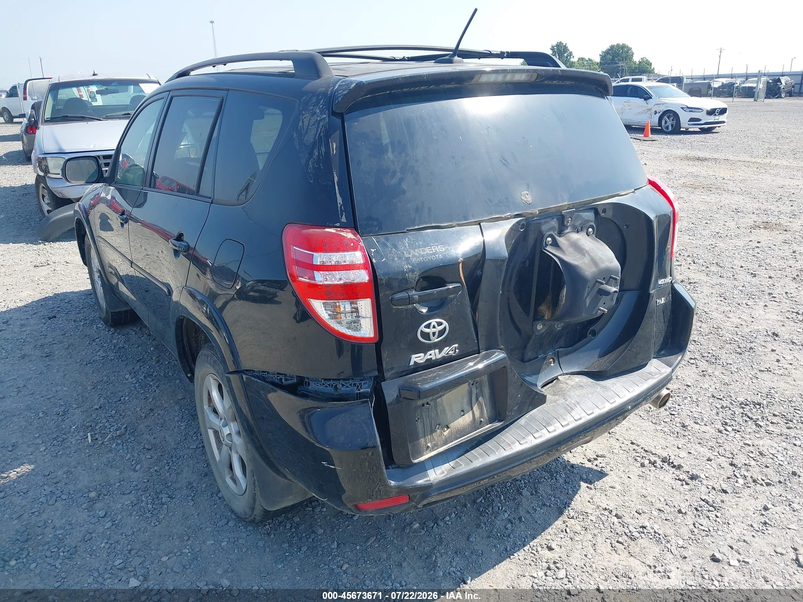 2011 Toyota Rav4 Limited V6 Black vin: 2T3DK4DV8BW057585