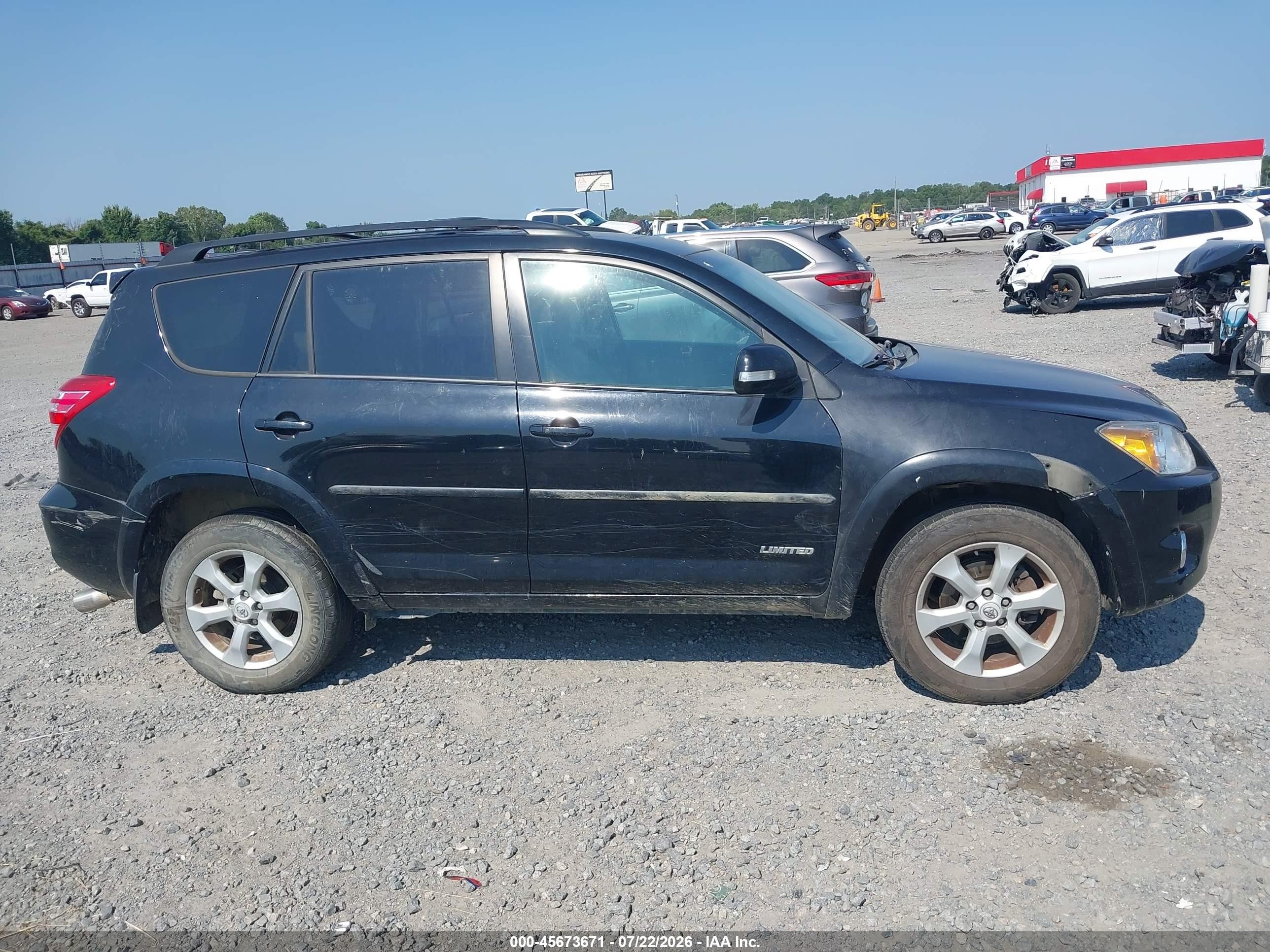 2011 Toyota Rav4 Limited V6 Black vin: 2T3DK4DV8BW057585