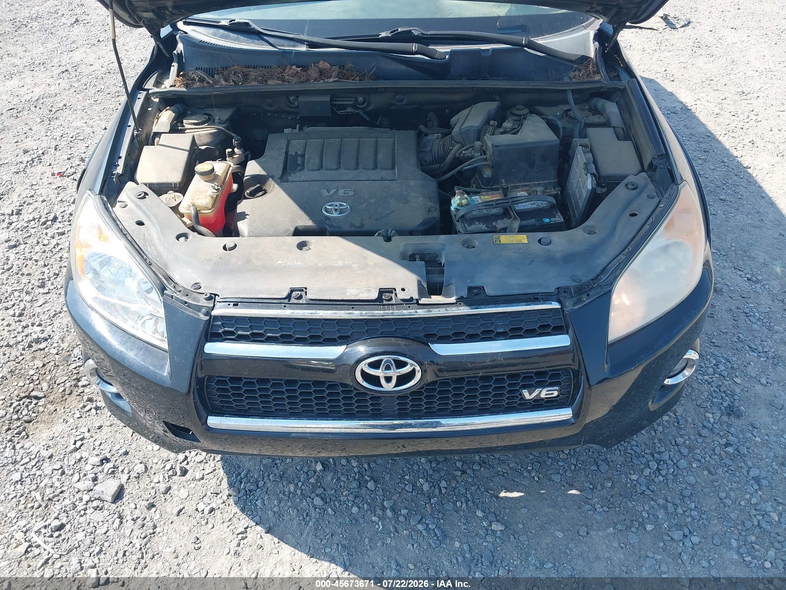 2011 Toyota Rav4 Limited V6 Black vin: 2T3DK4DV8BW057585