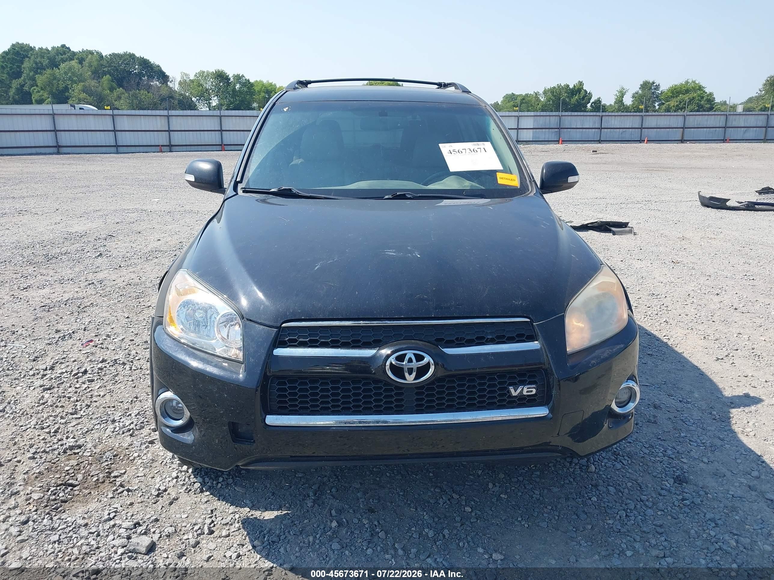 2011 Toyota Rav4 Limited V6 Black vin: 2T3DK4DV8BW057585