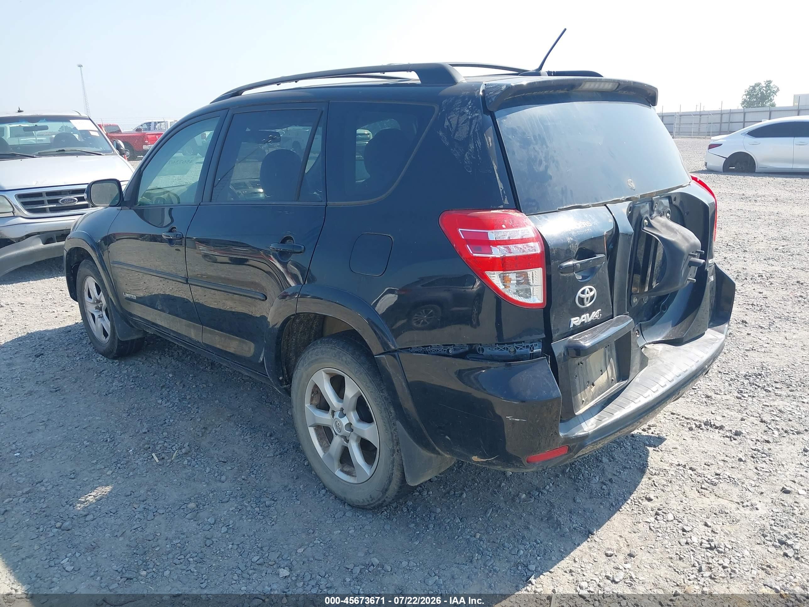 2011 Toyota Rav4 Limited V6 Black vin: 2T3DK4DV8BW057585