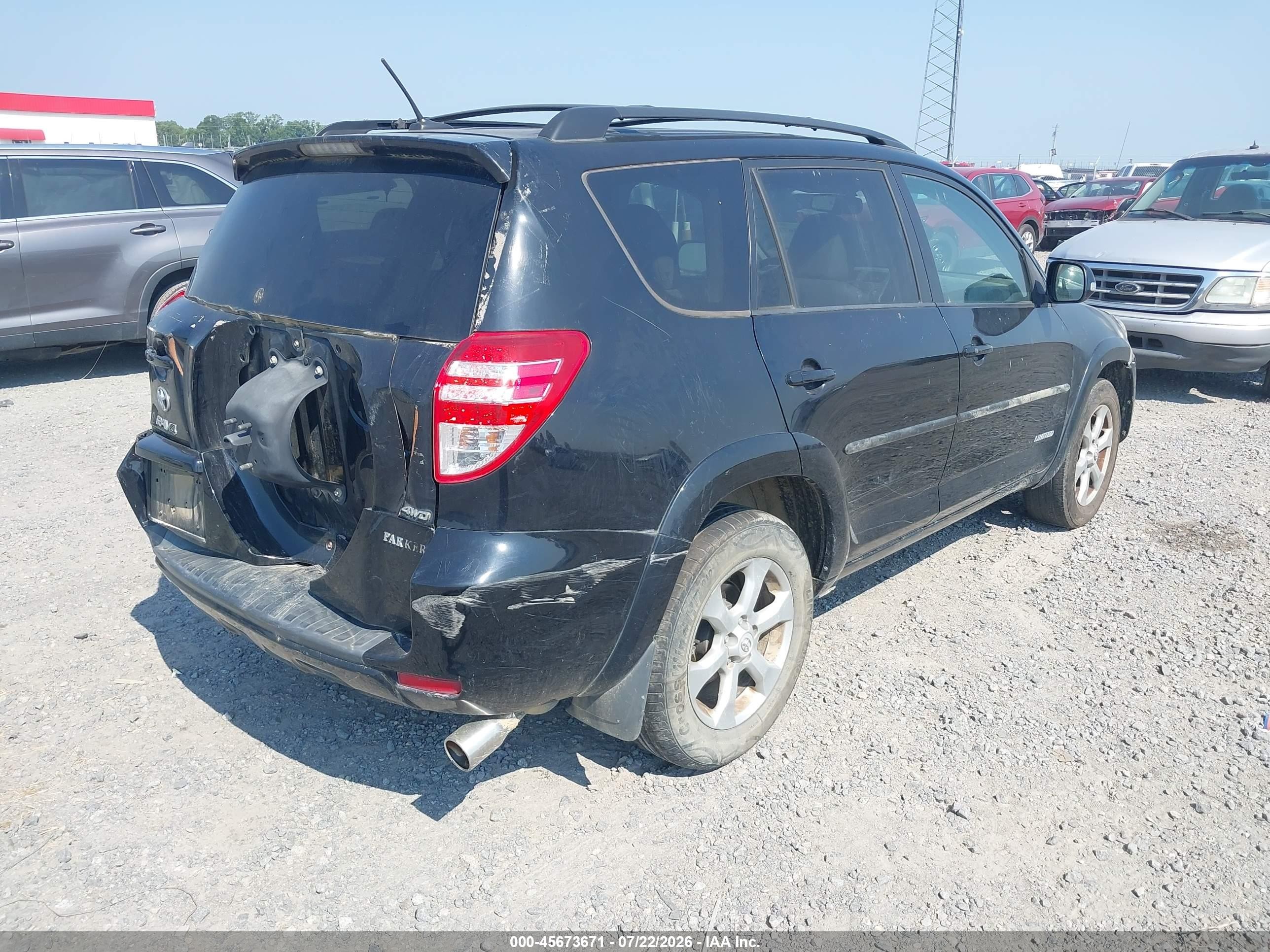 2011 Toyota Rav4 Limited V6 Black vin: 2T3DK4DV8BW057585