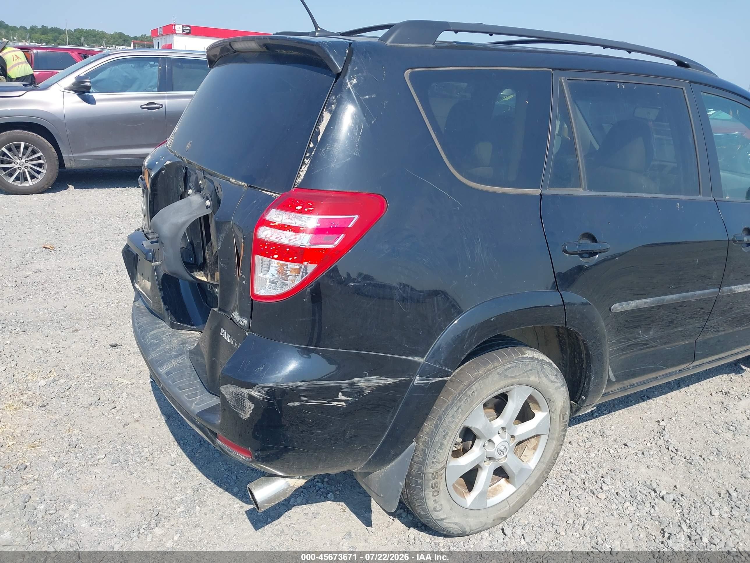 2011 Toyota Rav4 Limited V6 Black vin: 2T3DK4DV8BW057585