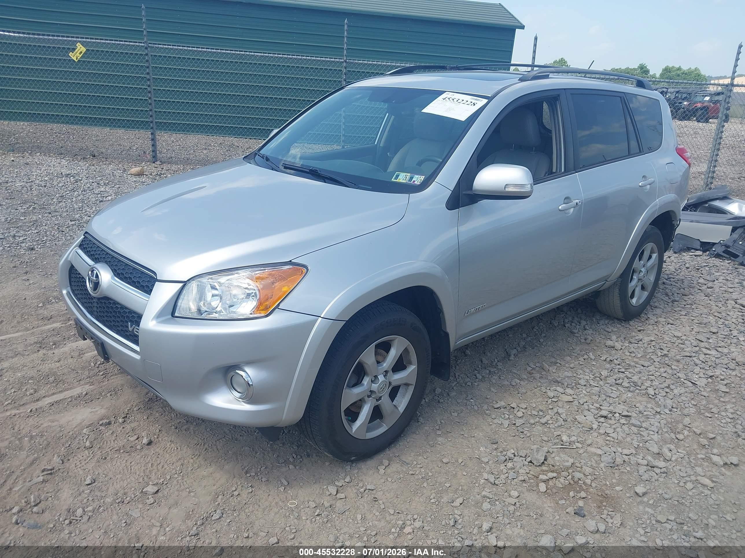 2012 Toyota Rav4 Limited V6 Silver vin: 2T3DK4DV8CW076350