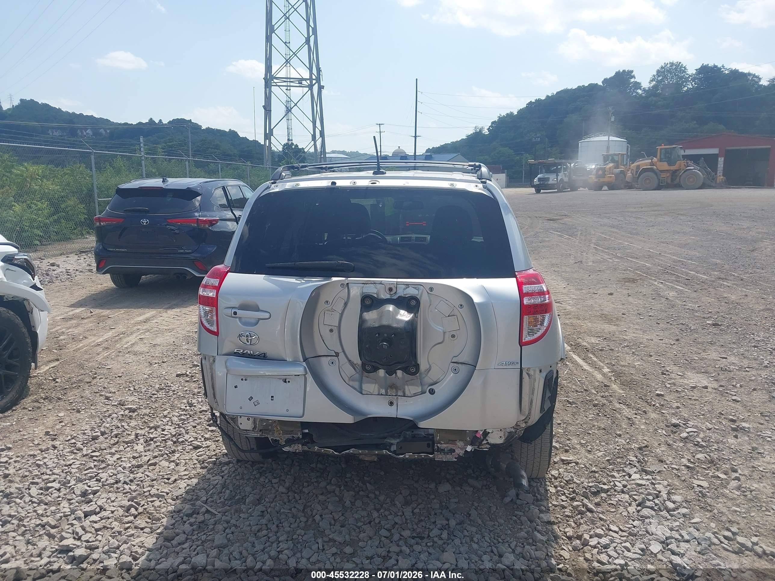2012 Toyota Rav4 Limited V6 Silver vin: 2T3DK4DV8CW076350