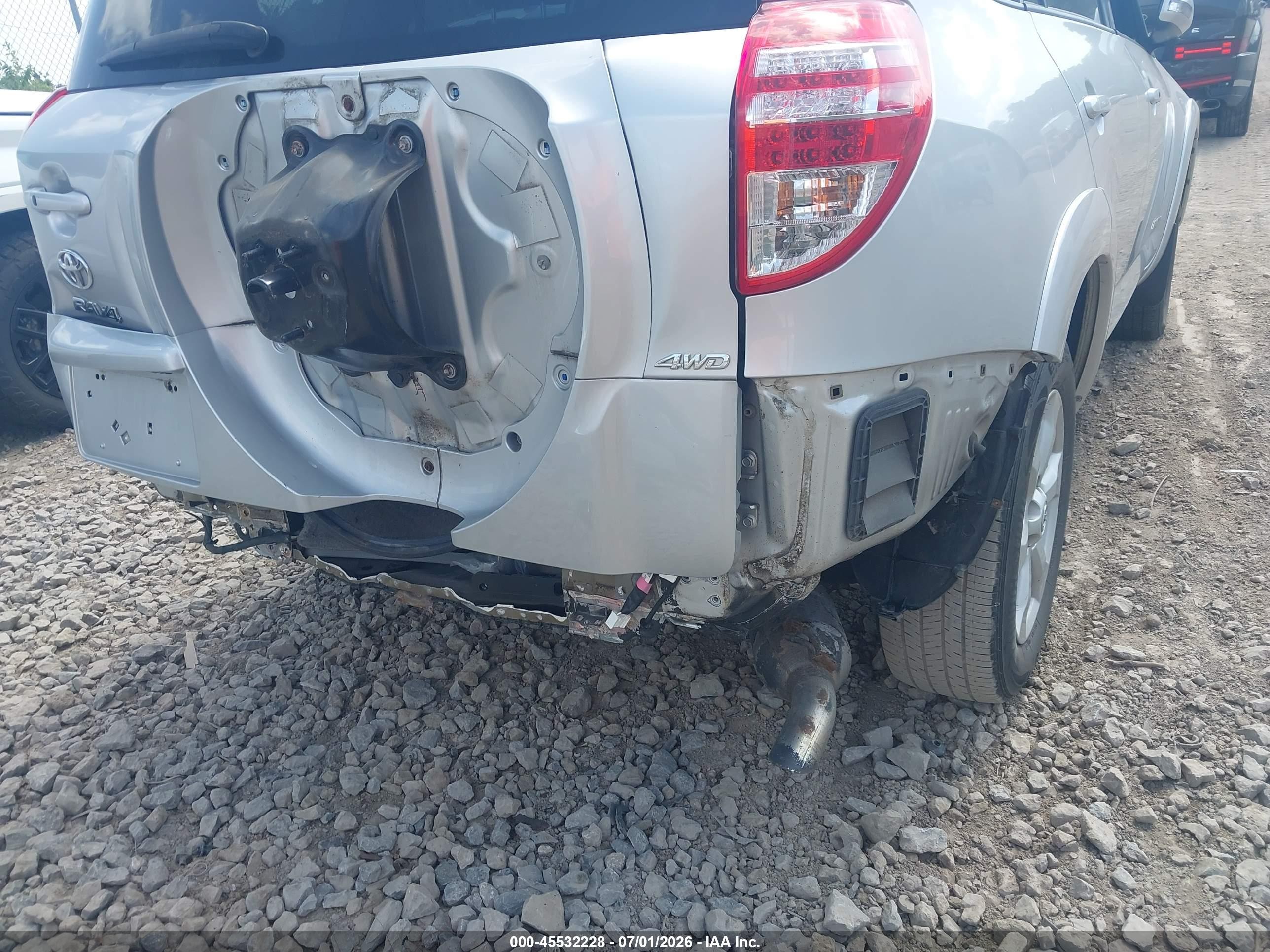 2012 Toyota Rav4 Limited V6 Silver vin: 2T3DK4DV8CW076350