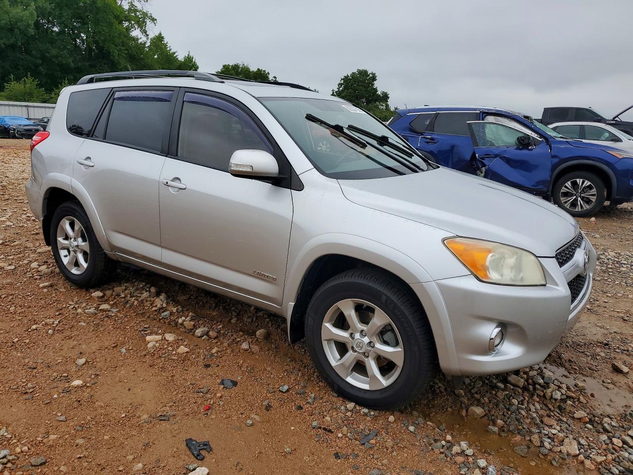 2010 Toyota Rav4 Limited Серебряный vin: 2T3DK4DV9AW023962
