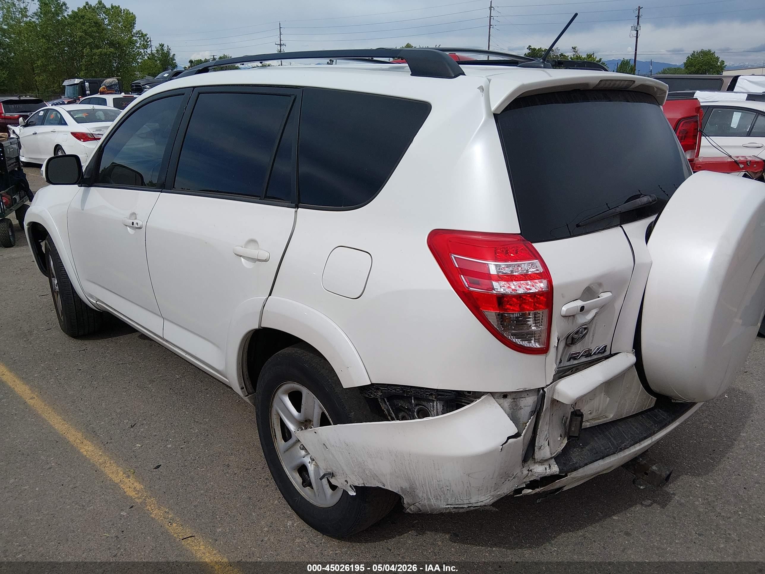 2010 Toyota Rav4 Limited V6 White vin: 2T3DK4DV9AW030698