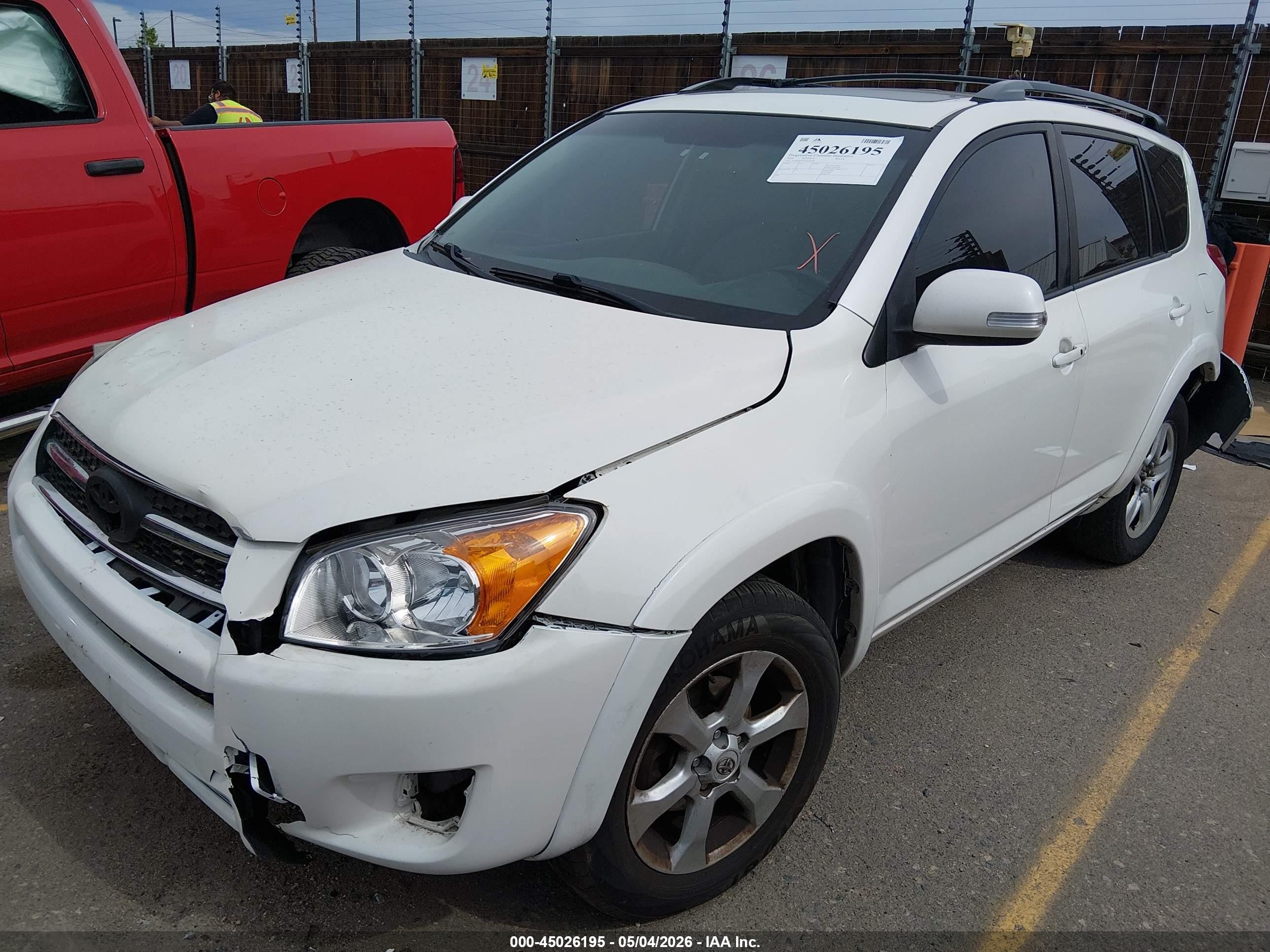 2010 Toyota Rav4 Limited V6 White vin: 2T3DK4DV9AW030698