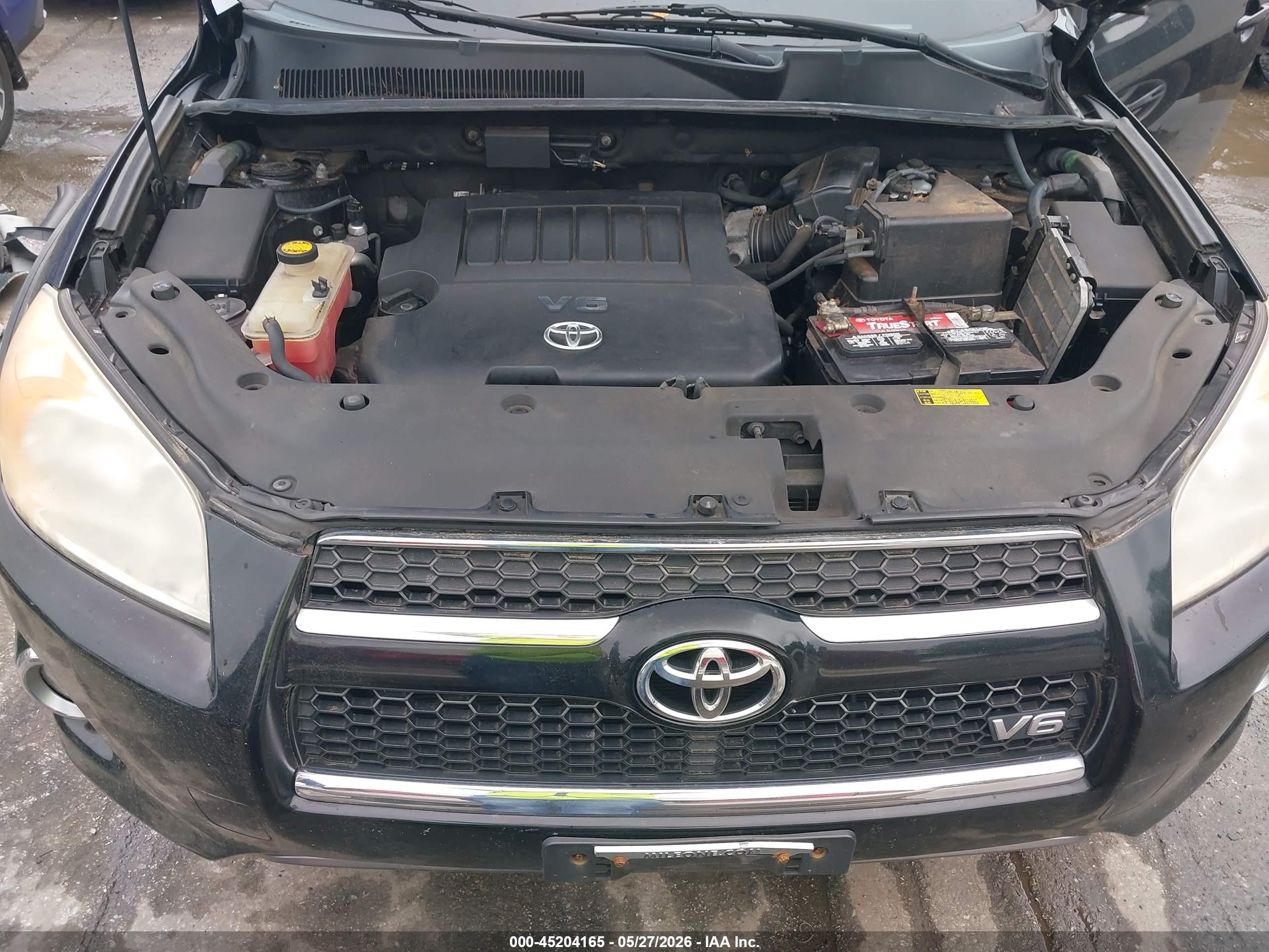 2011 Toyota Rav4 Limited V6 Black vin: 2T3DK4DV9BW038401