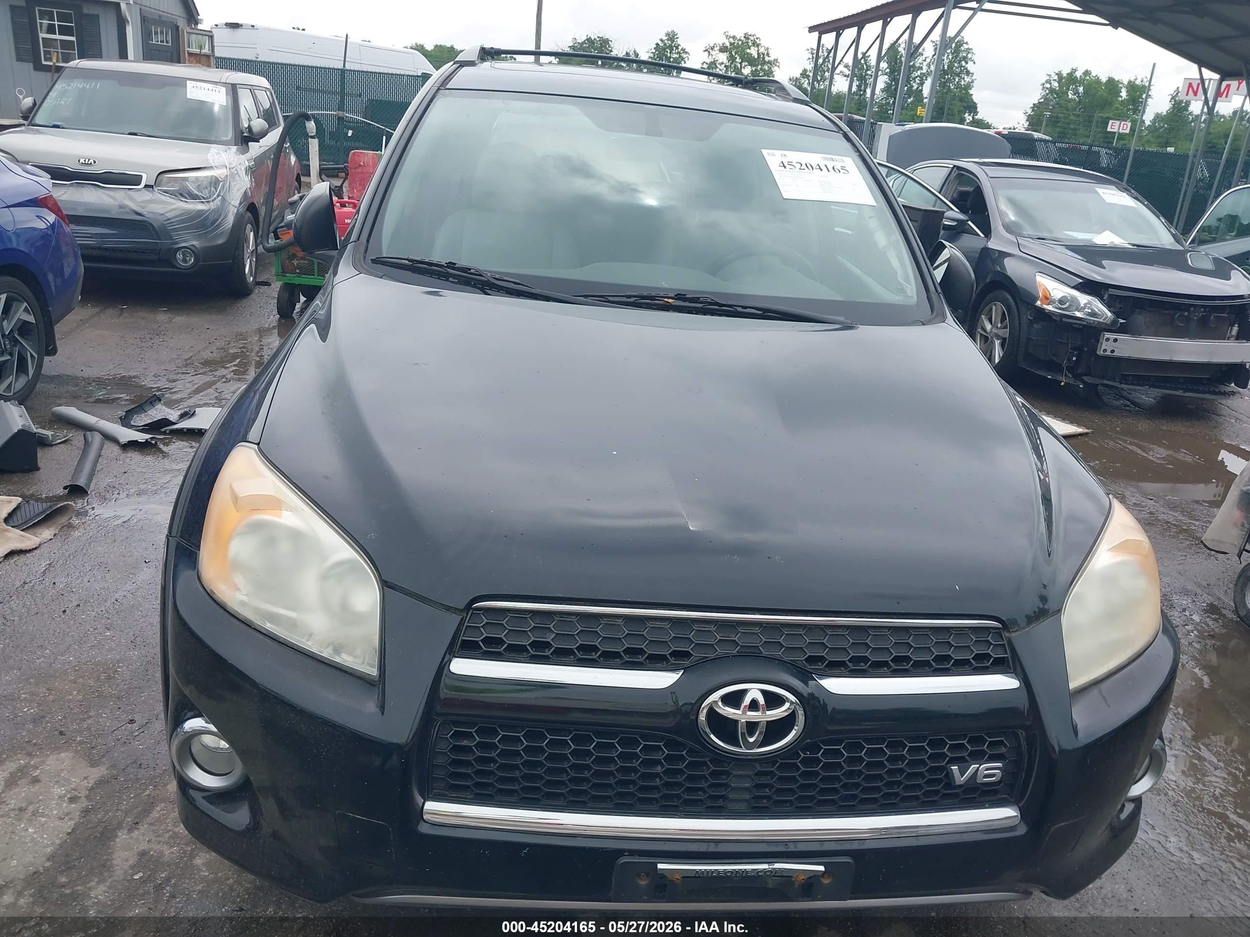 2011 Toyota Rav4 Limited V6 Black vin: 2T3DK4DV9BW038401
