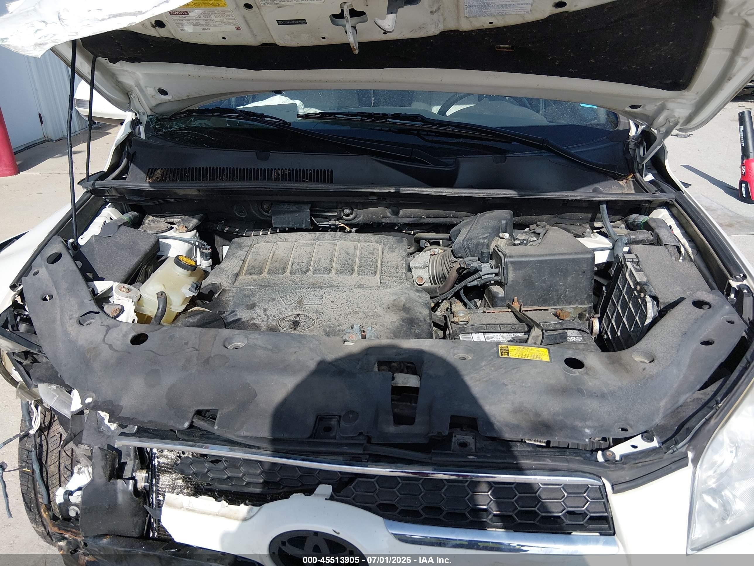 2011 Toyota Rav4 Limited V6 White vin: 2T3DK4DV9BW040746