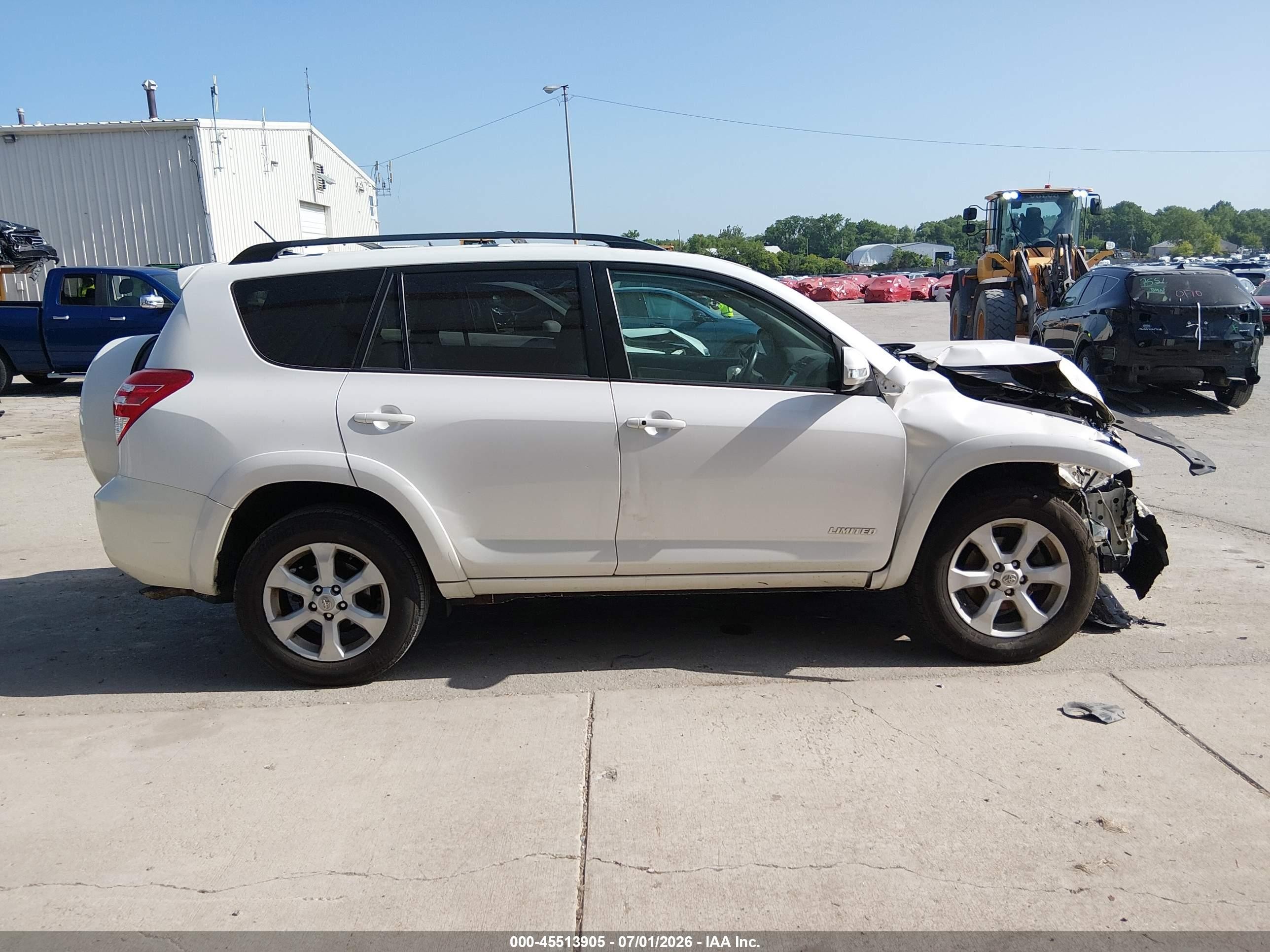 2011 Toyota Rav4 Limited V6 White vin: 2T3DK4DV9BW040746