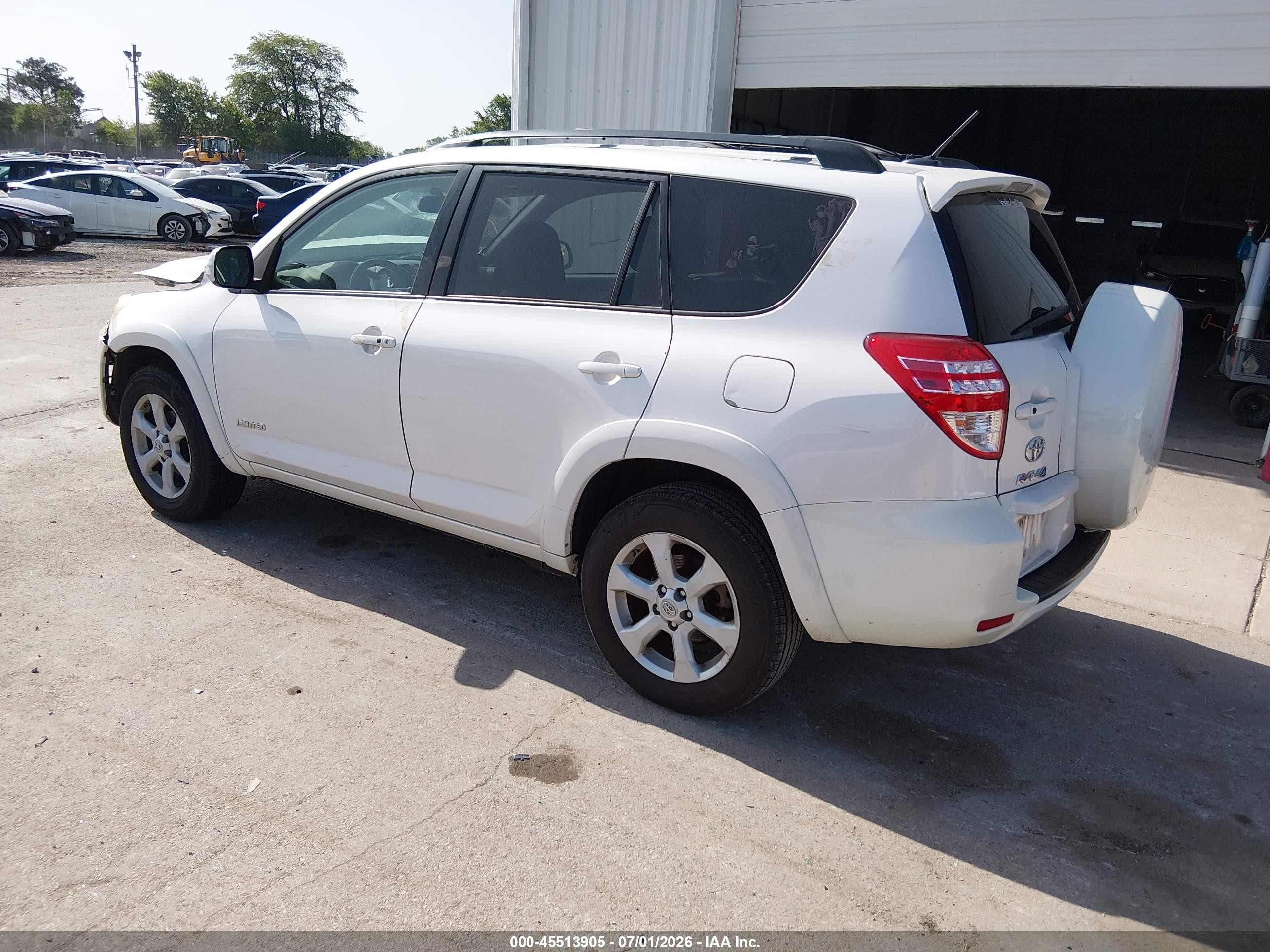 2011 Toyota Rav4 Limited V6 White vin: 2T3DK4DV9BW040746