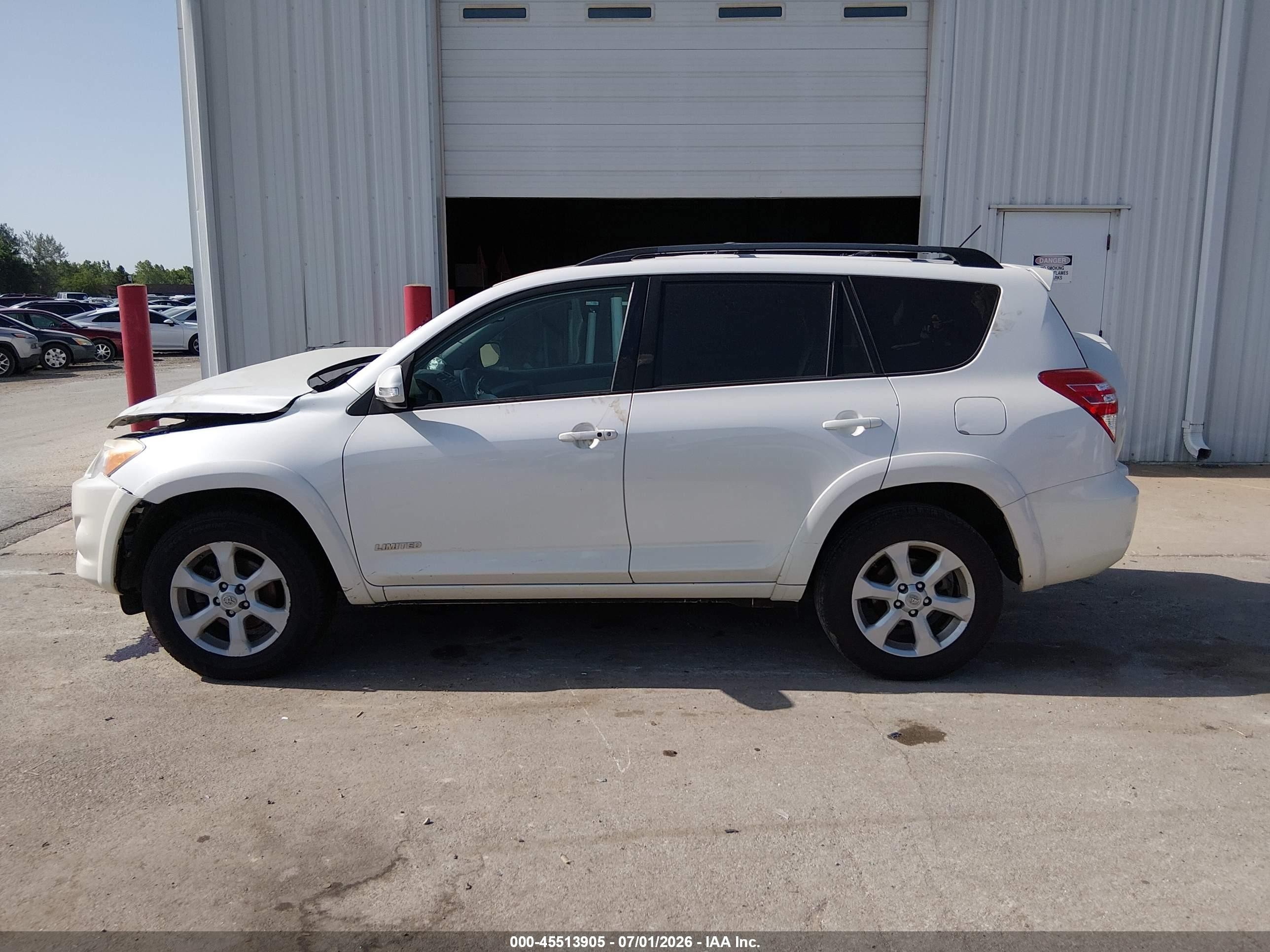 2011 Toyota Rav4 Limited V6 White vin: 2T3DK4DV9BW040746