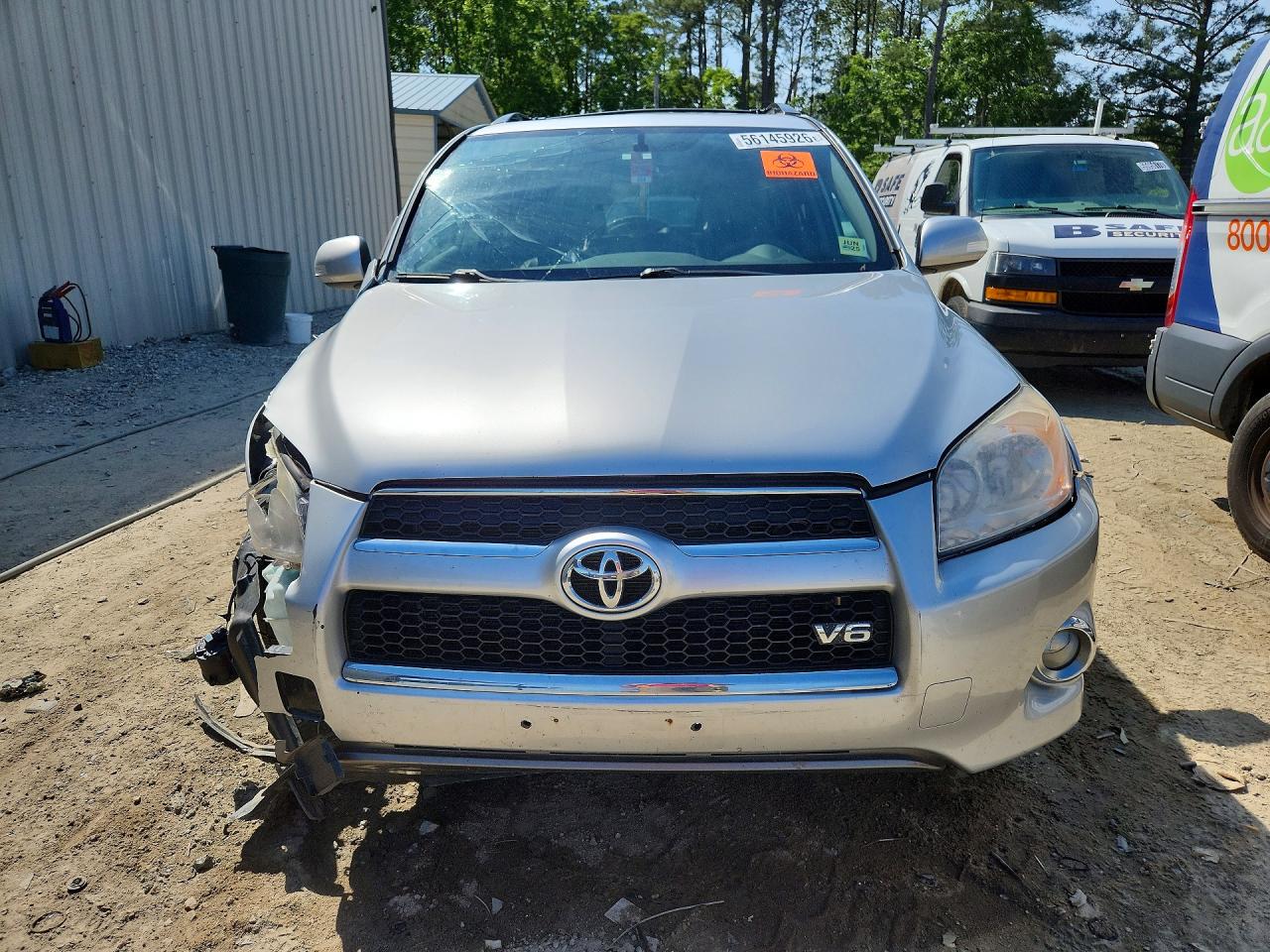 2011 Toyota Rav4 Limited Silver vin: 2T3DK4DV9BW061449