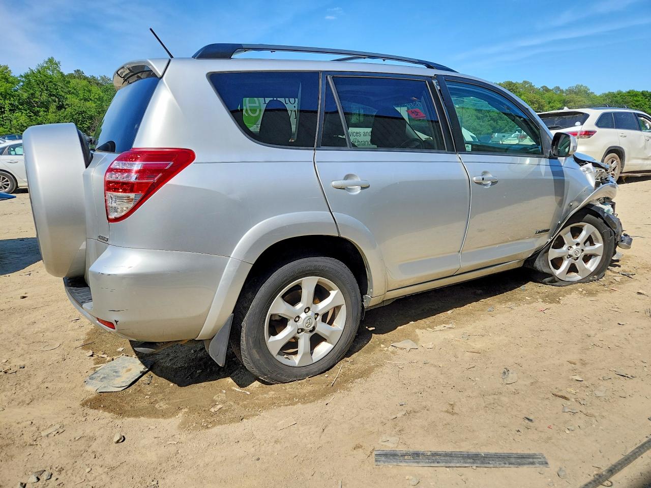 2011 Toyota Rav4 Limited Silver vin: 2T3DK4DV9BW061449