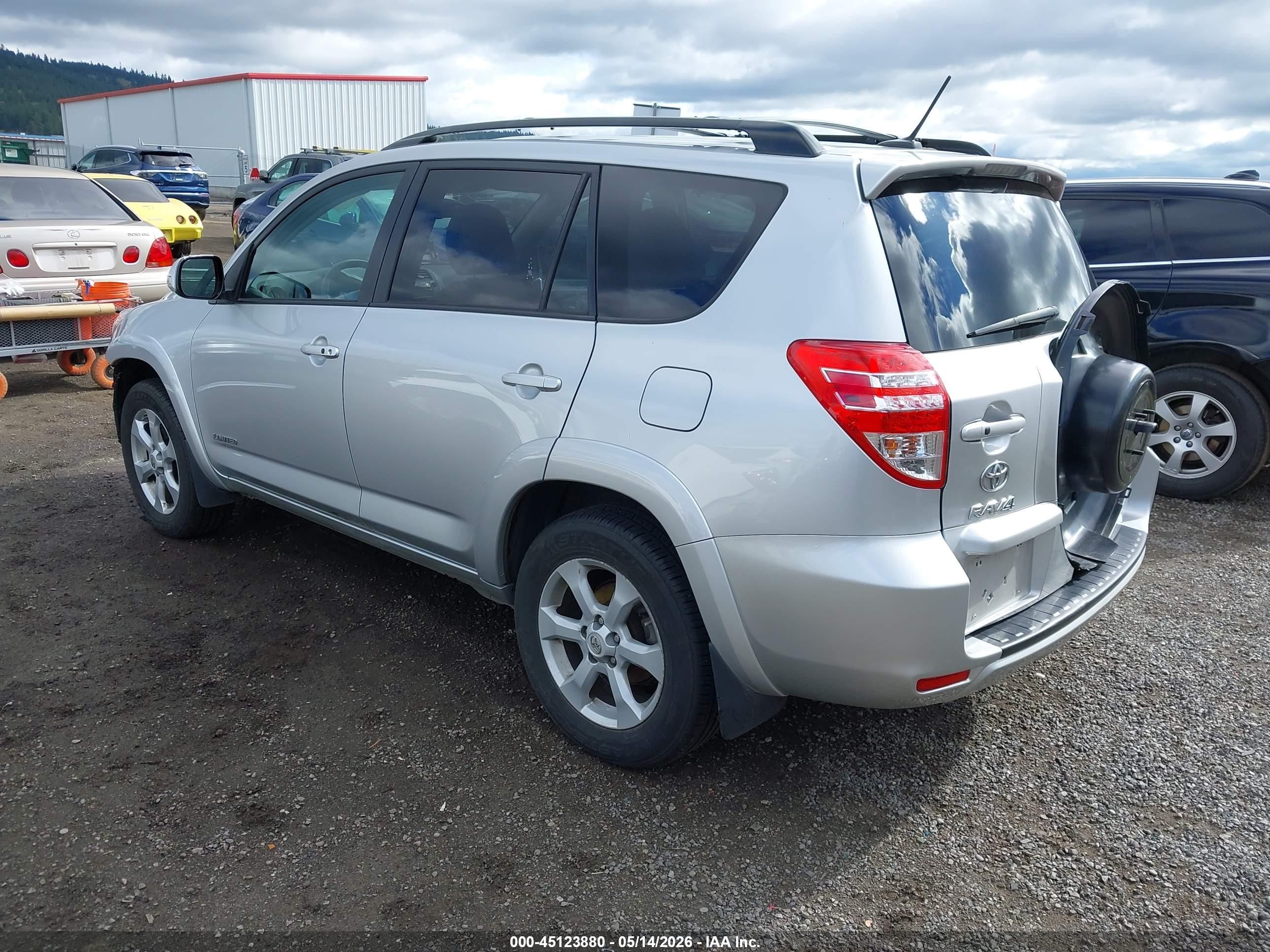 2011 Toyota Rav4 Limited V6 Silver vin: 2T3DK4DV9BW064304