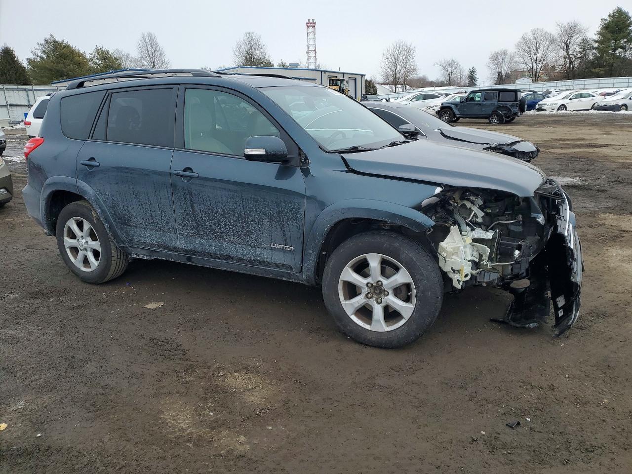 2012 Toyota Rav4 Limited Бирюзовый vin: 2T3DK4DV9CW084263