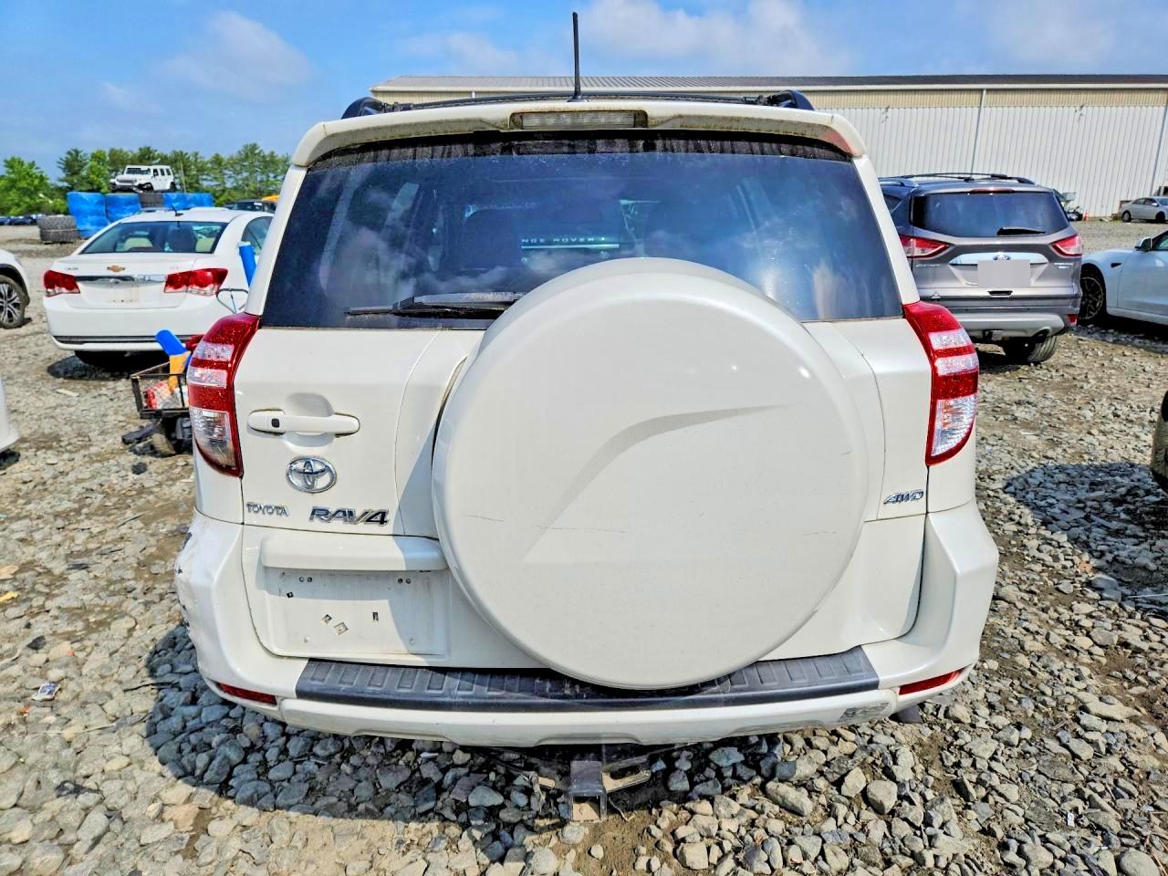 2010 Toyota Rav4 Limited White vin: 2T3DK4DVXAW022223