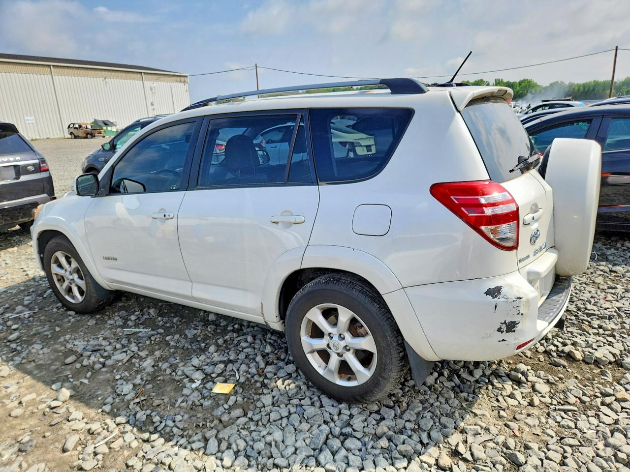 2010 Toyota Rav4 Limited White vin: 2T3DK4DVXAW022223