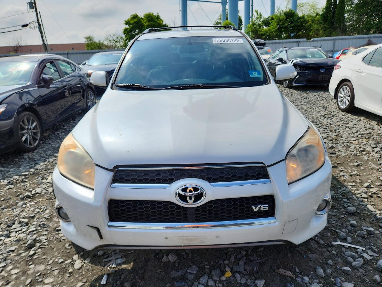 2010 Toyota Rav4 Limited White vin: 2T3DK4DVXAW022223