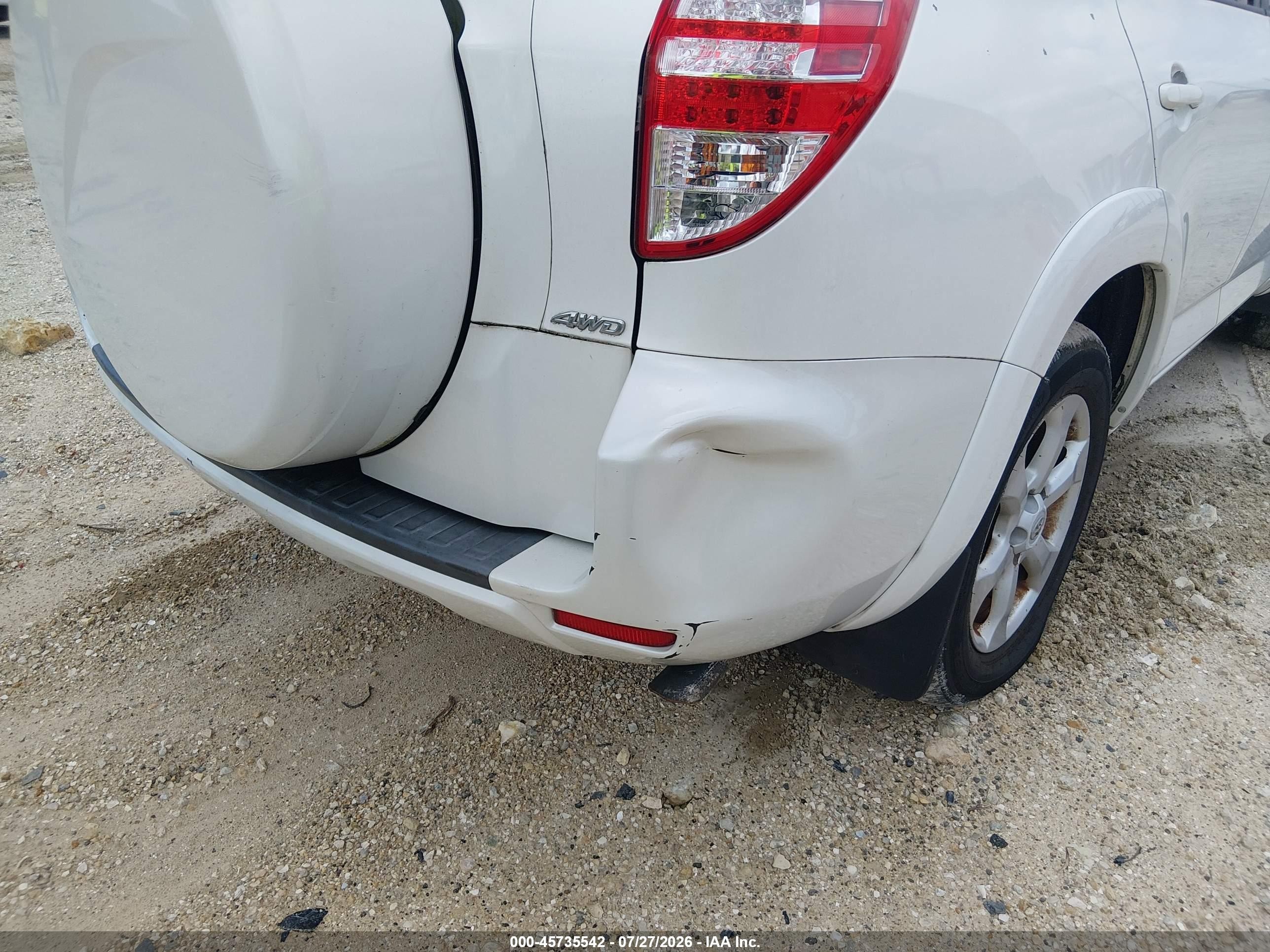 2010 Toyota Rav4 Limited V6 White vin: 2T3DK4DVXAW033125