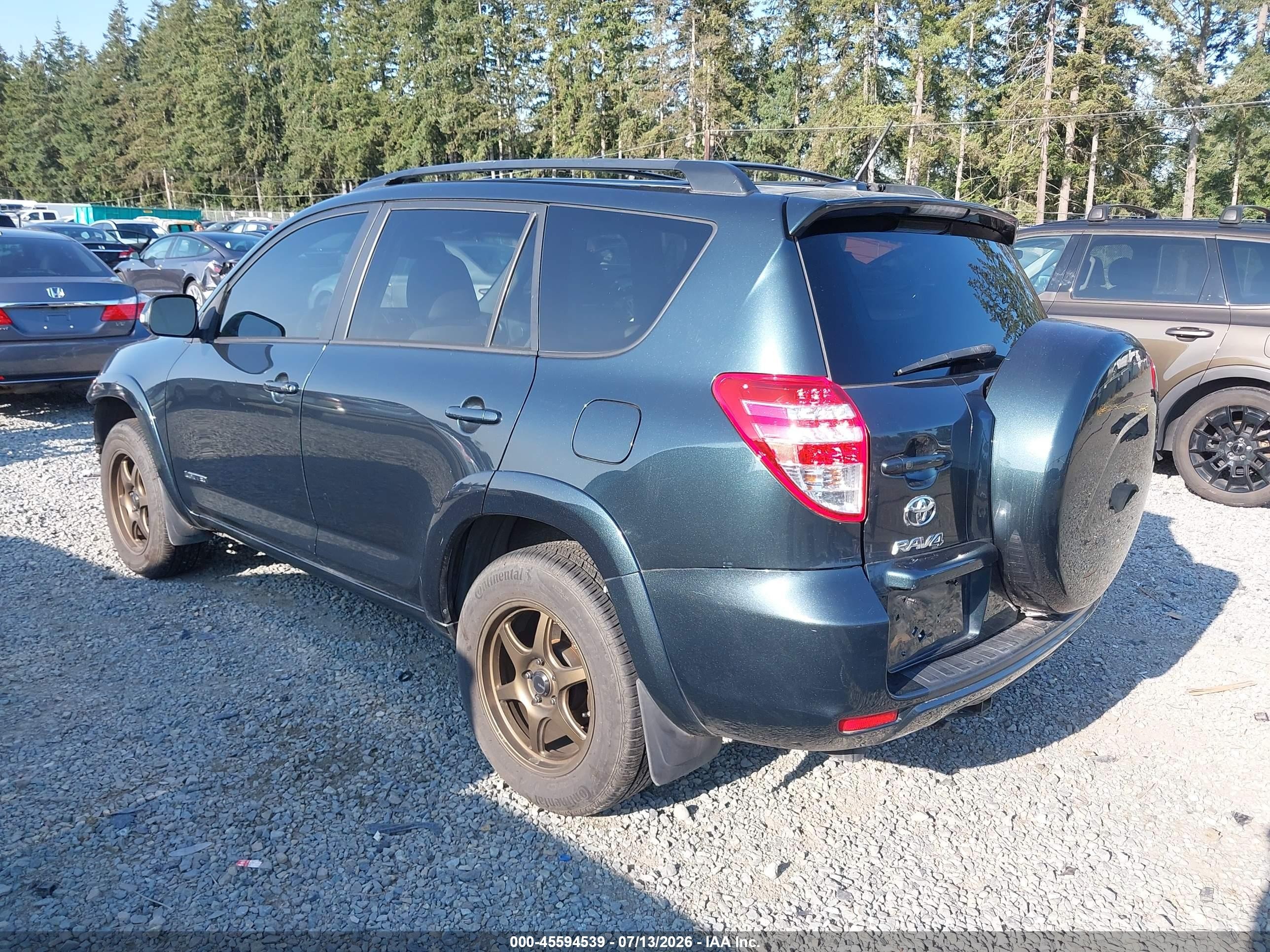 2011 Toyota Rav4 Limited V6 Dark Blue vin: 2T3DK4DVXBW042344