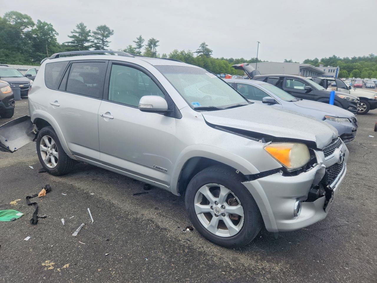 2011 Toyota Rav4 Limited Silver vin: 2T3DK4DVXBW045874