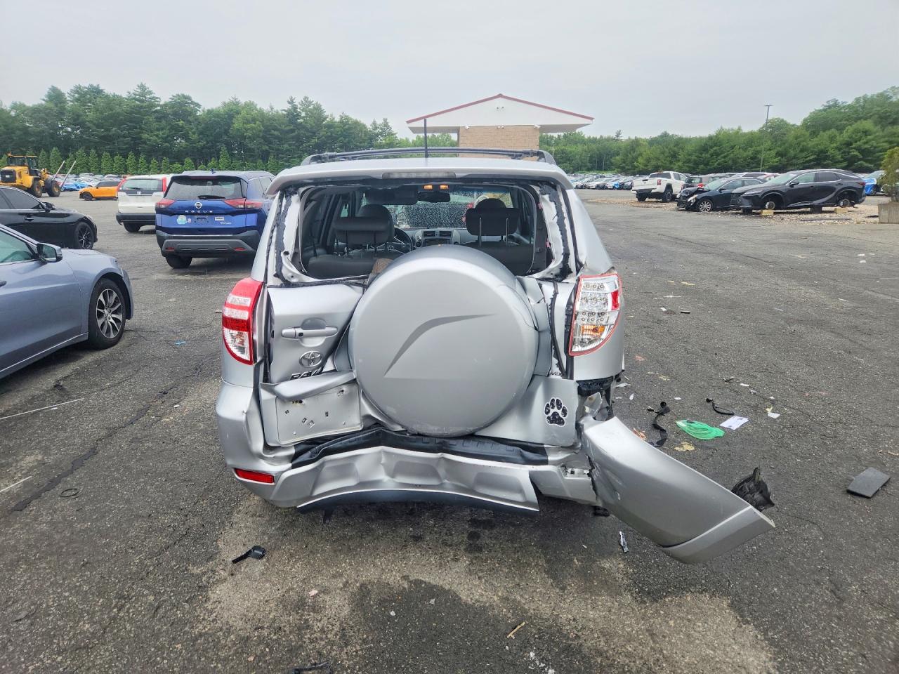 2011 Toyota Rav4 Limited Silver vin: 2T3DK4DVXBW045874