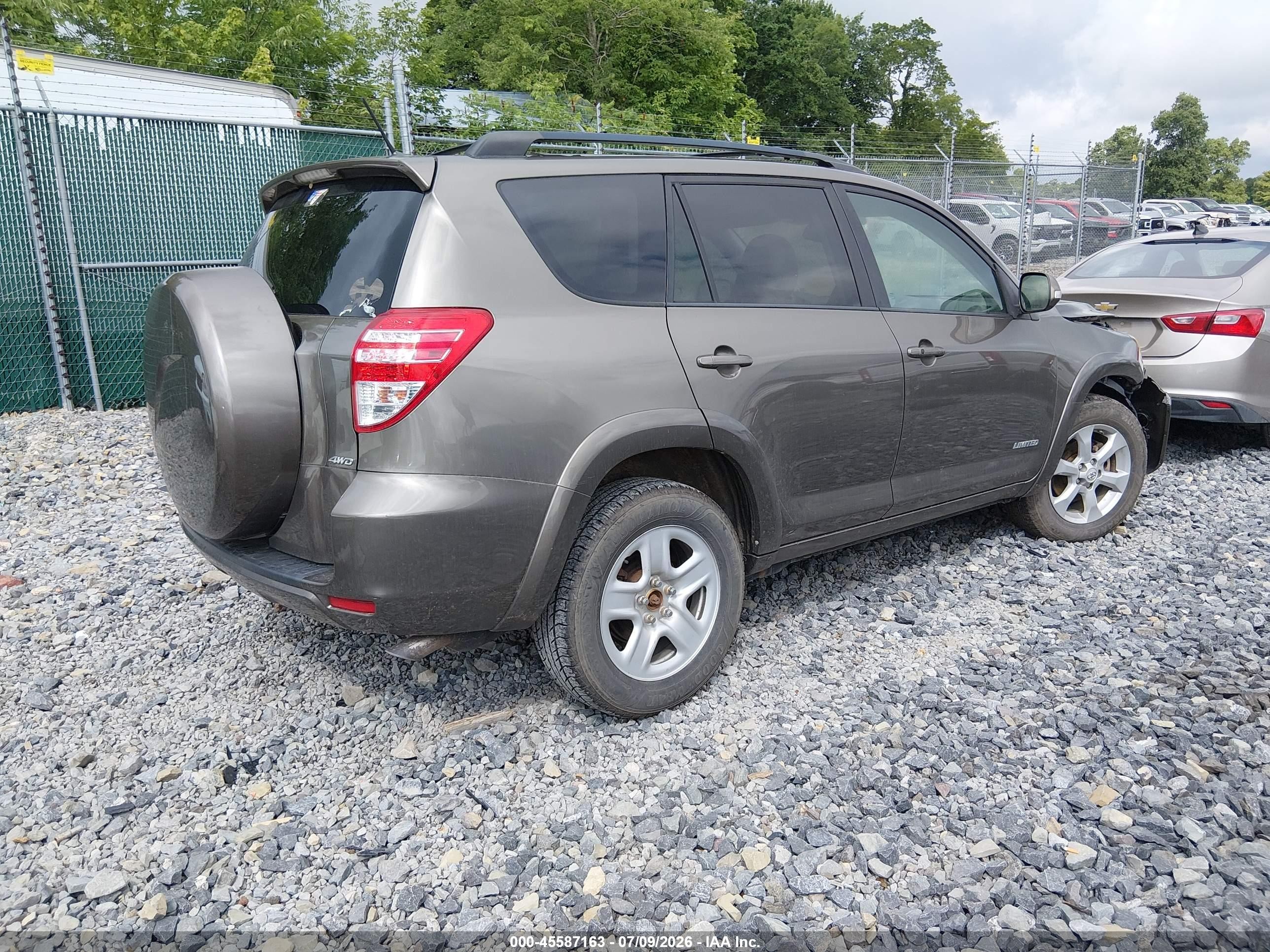2011 Toyota Rav4 Limited V6 Gray vin: 2T3DK4DVXBW049617