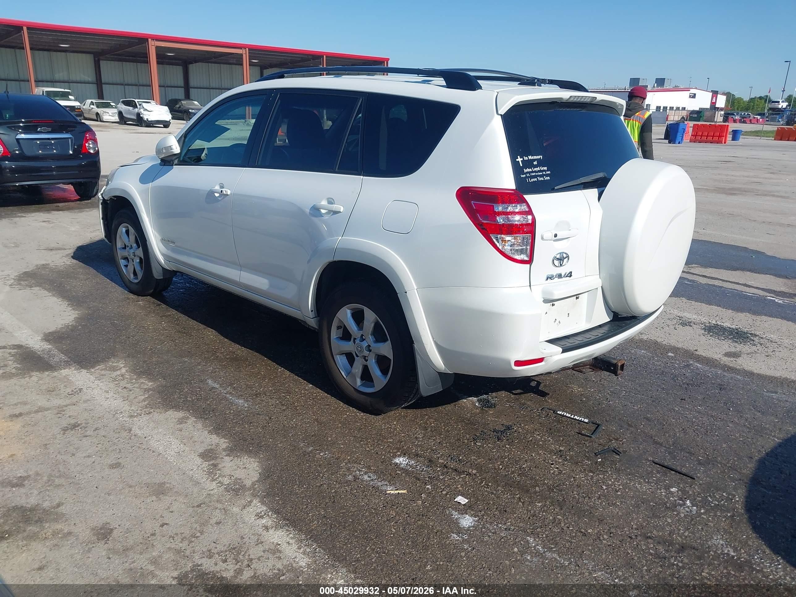 2012 Toyota Rav4 Limited V6 Белый vin: 2T3DK4DVXCW065978