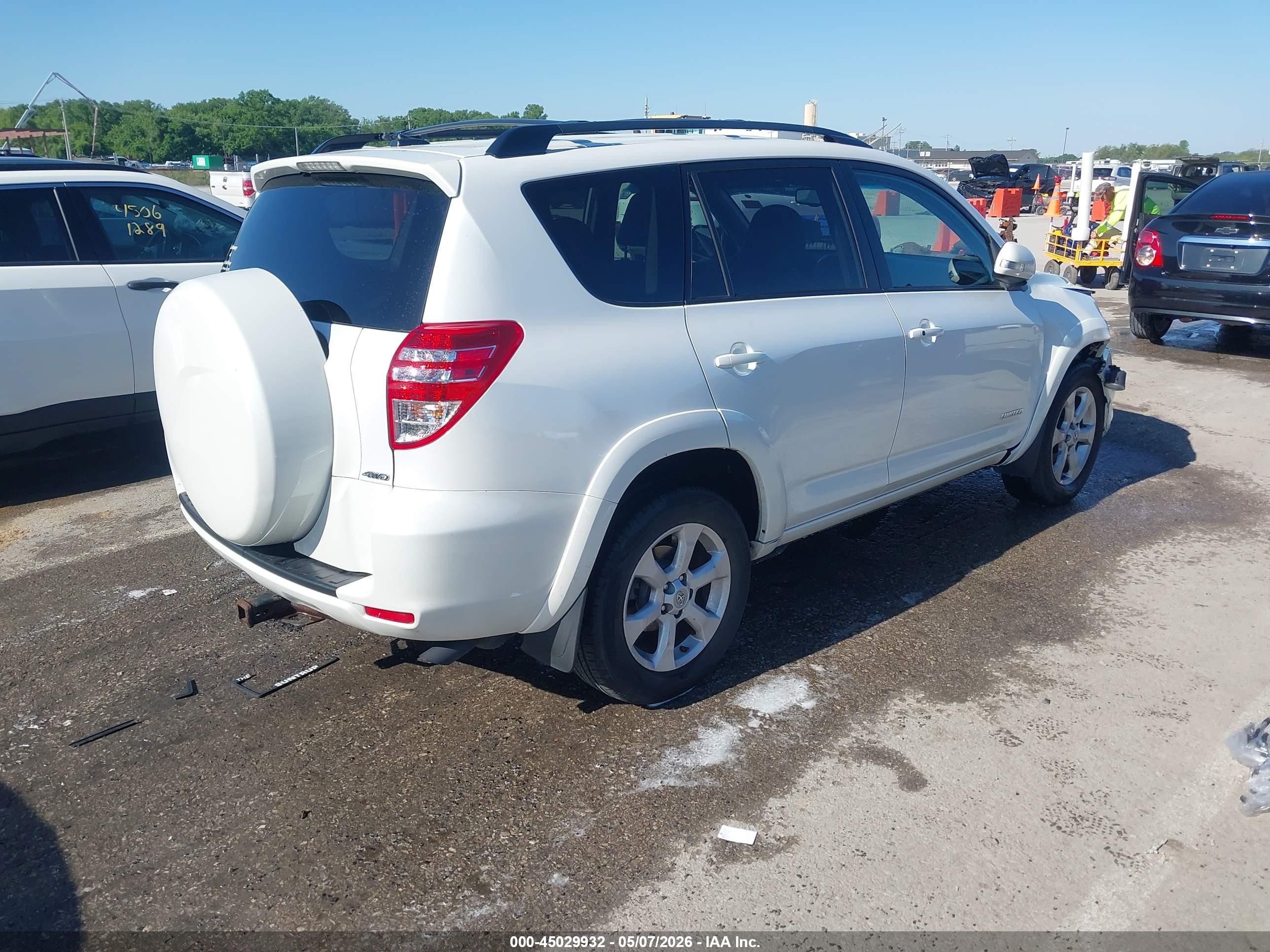 2012 Toyota Rav4 Limited V6 Белый vin: 2T3DK4DVXCW065978