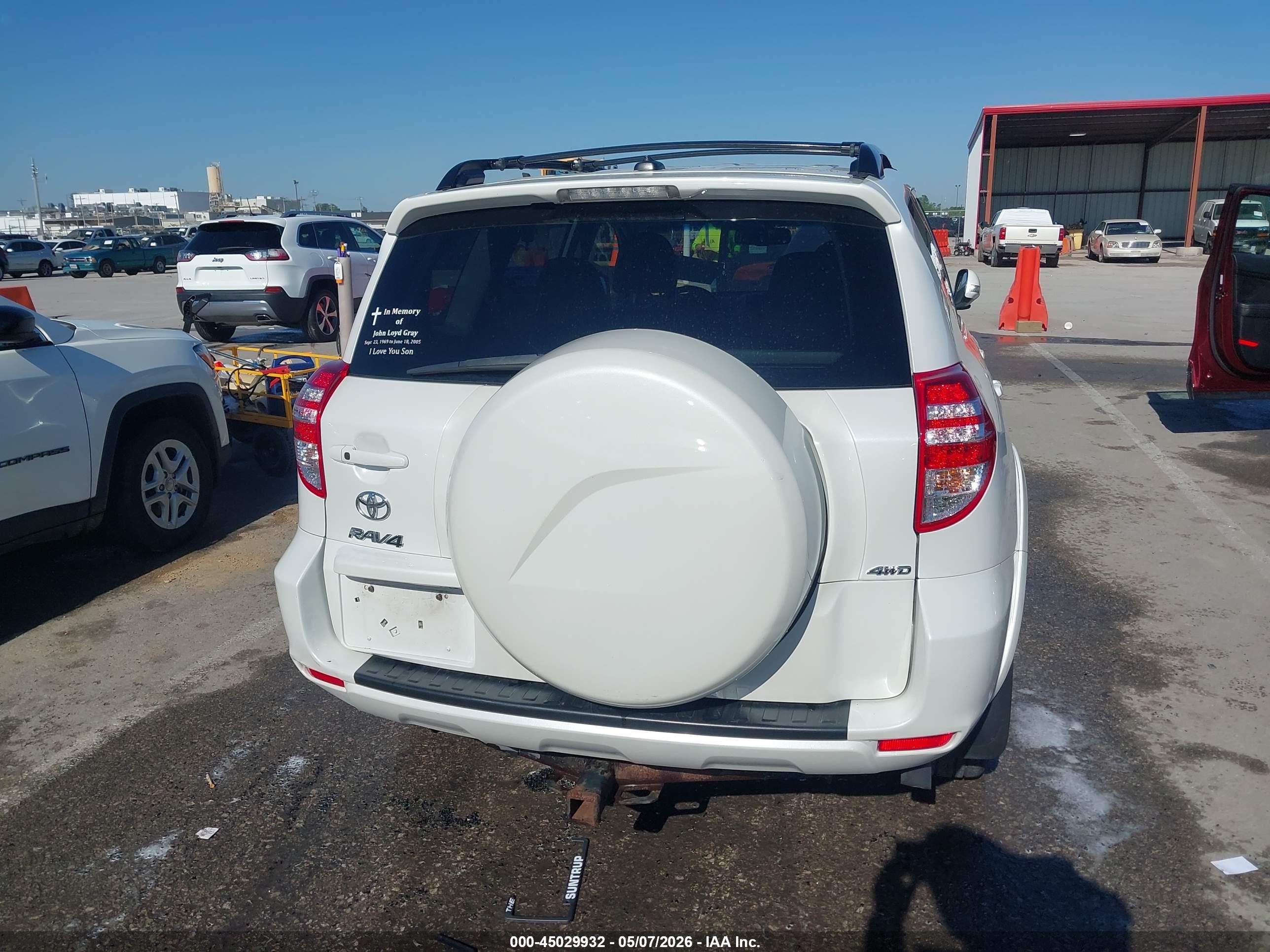 2012 Toyota Rav4 Limited V6 Белый vin: 2T3DK4DVXCW065978
