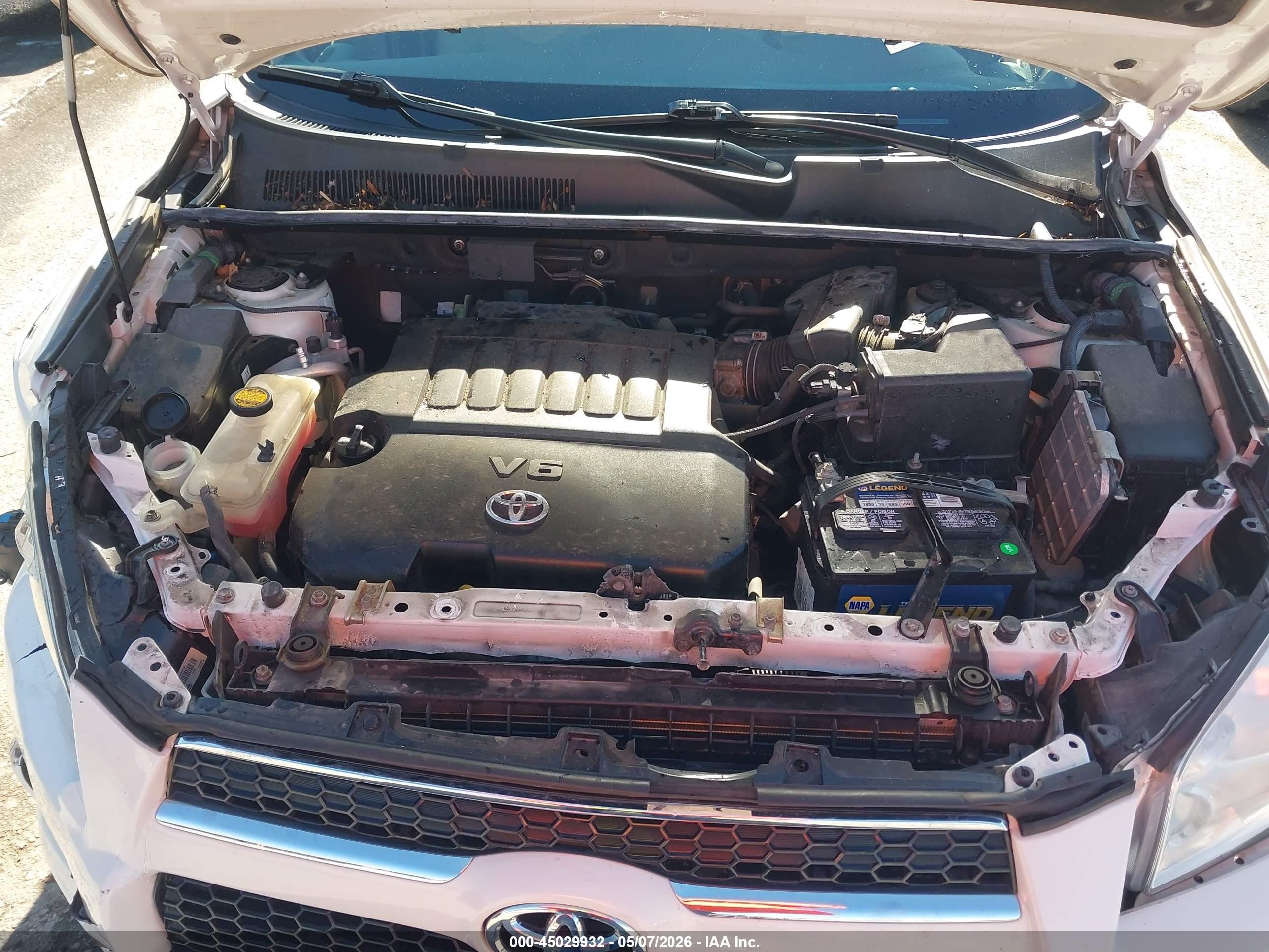 2012 Toyota Rav4 Limited V6 Белый vin: 2T3DK4DVXCW065978