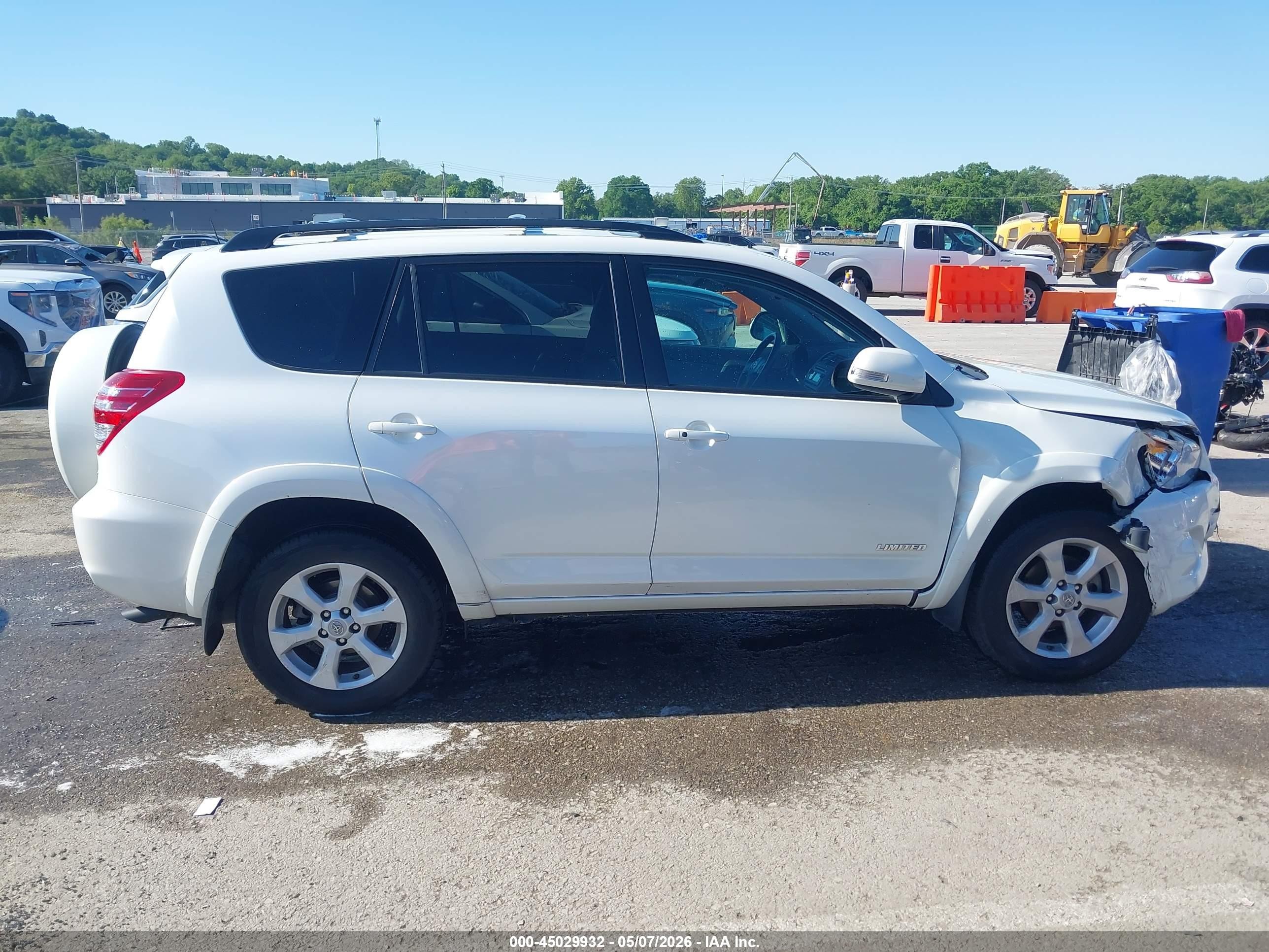 2012 Toyota Rav4 Limited V6 Белый vin: 2T3DK4DVXCW065978