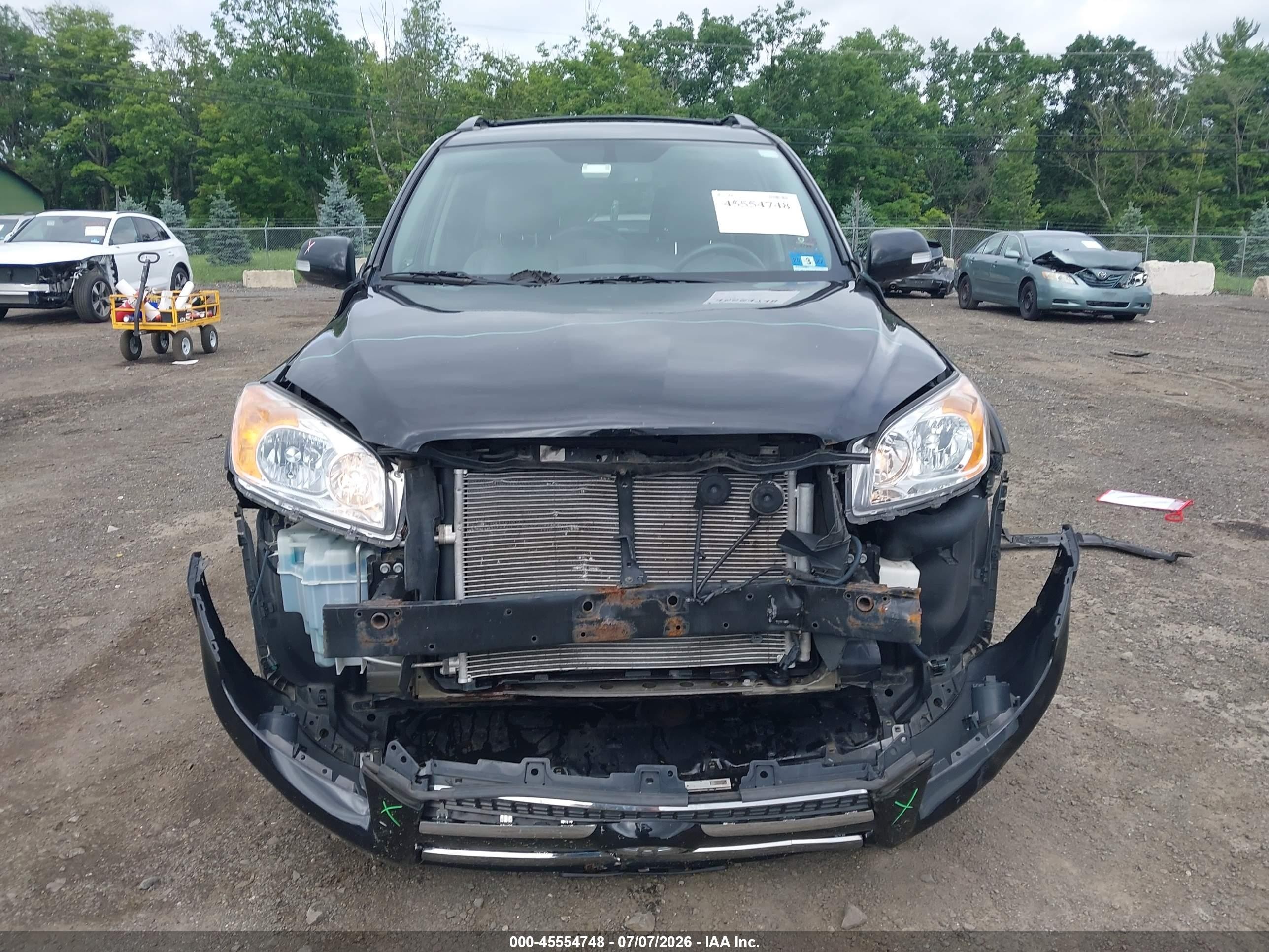 2012 Toyota Rav4 Limited V6 Черный vin: 2T3DK4DVXCW071053