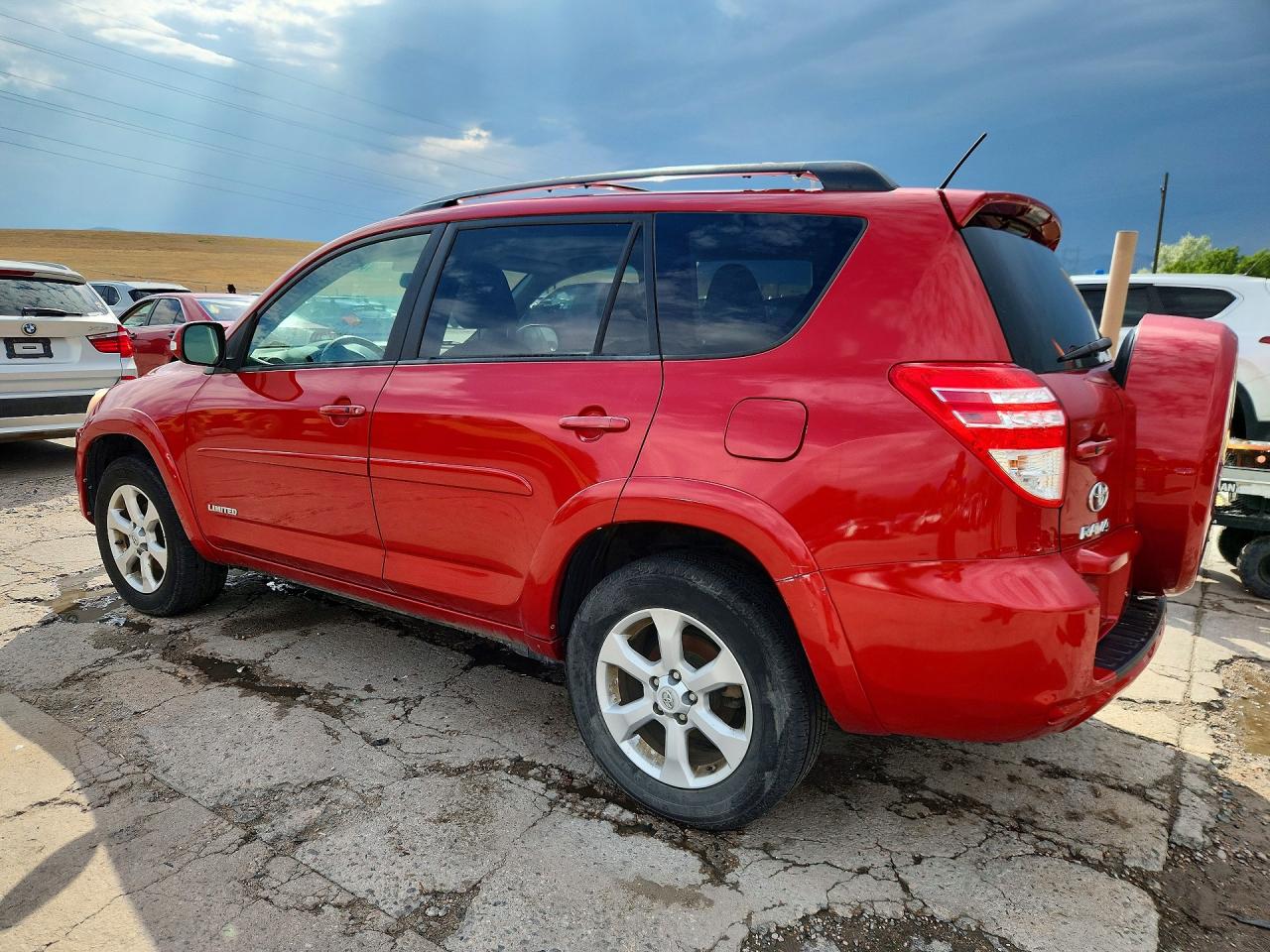 2012 Toyota Rav4 Limited Red vin: 2T3DK4DVXCW073577