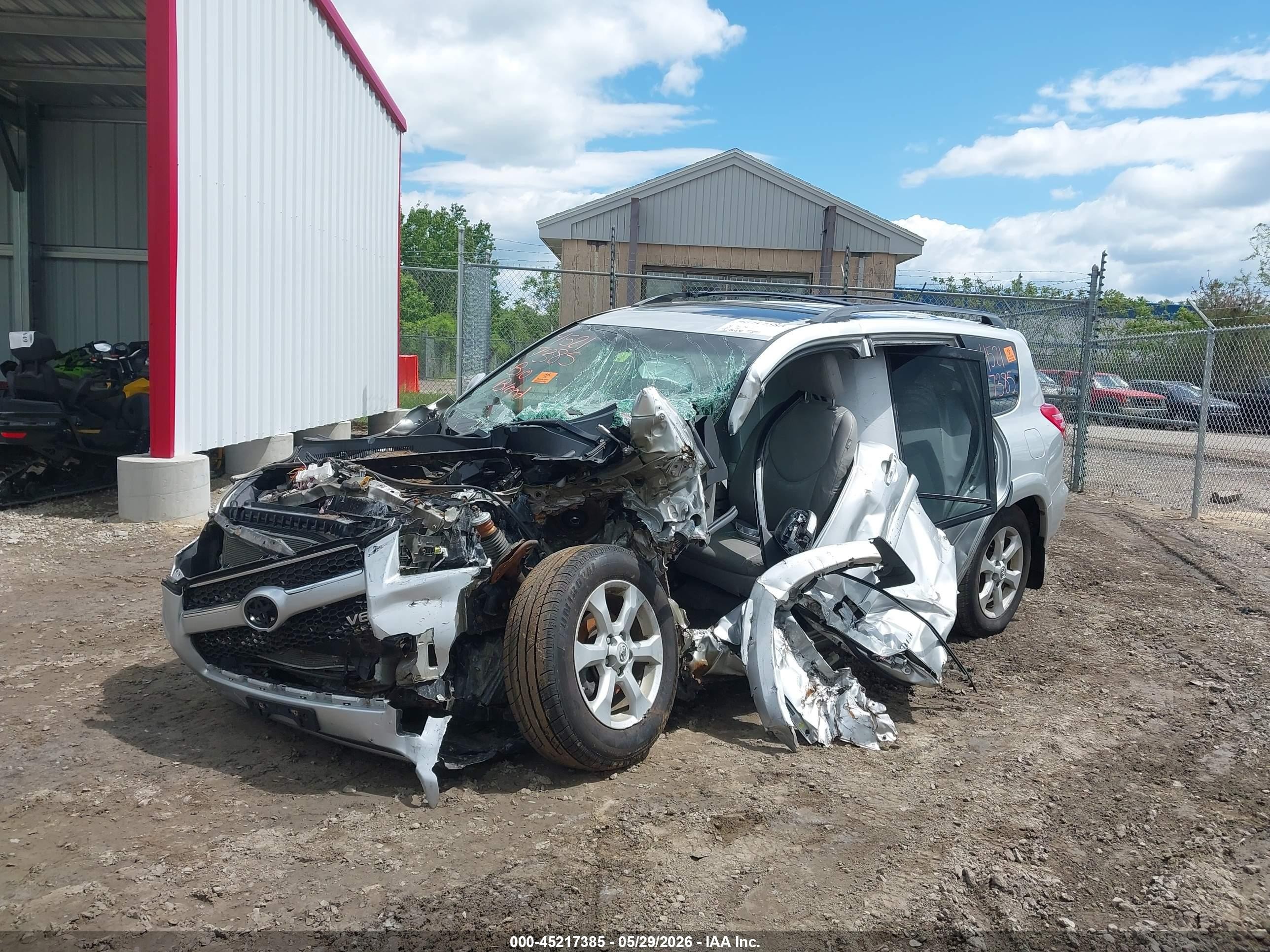 2012 Toyota Rav4 Limited V6 Серебряный vin: 2T3DK4DVXCW079069