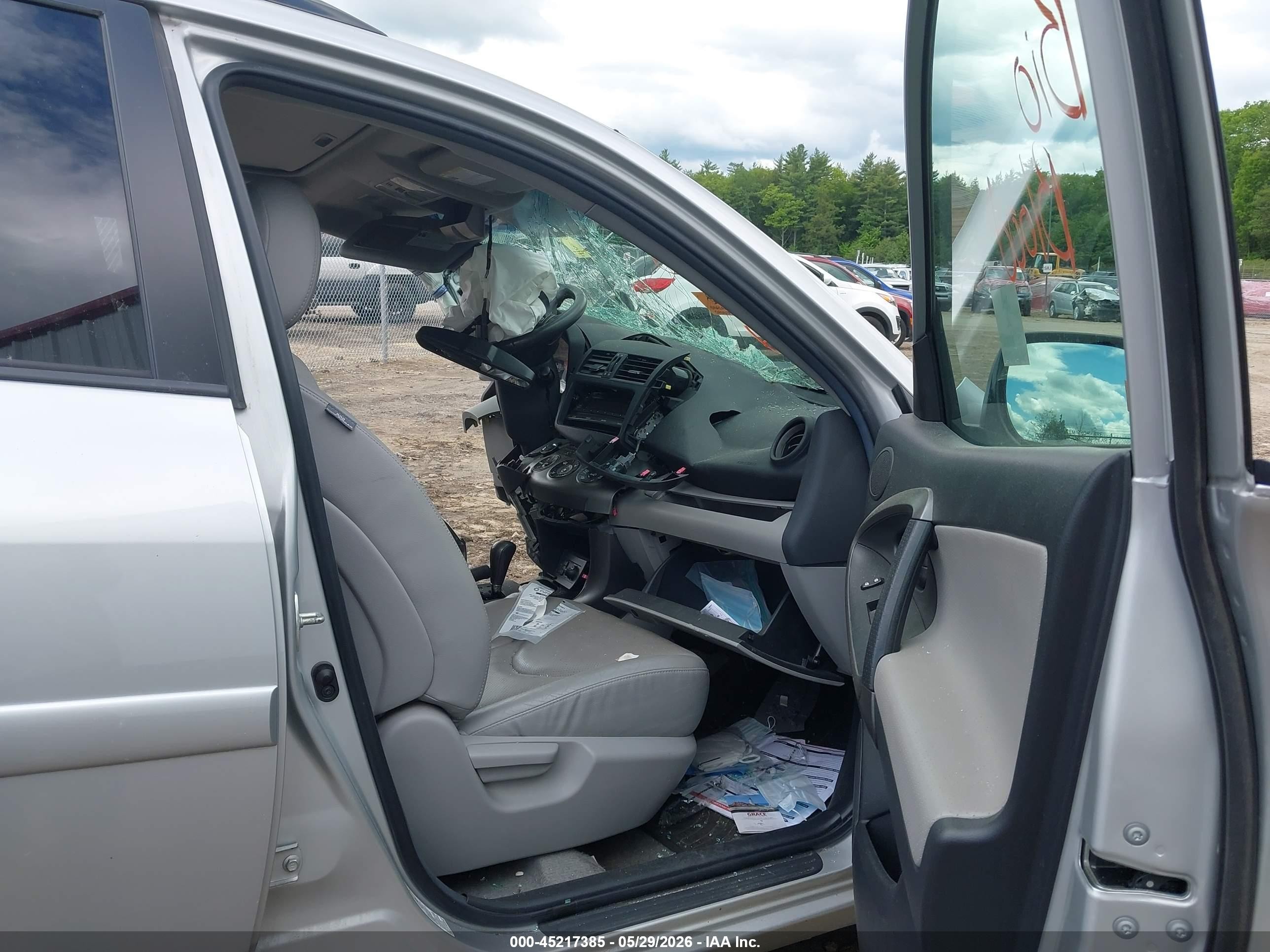 2012 Toyota Rav4 Limited V6 Серебряный vin: 2T3DK4DVXCW079069