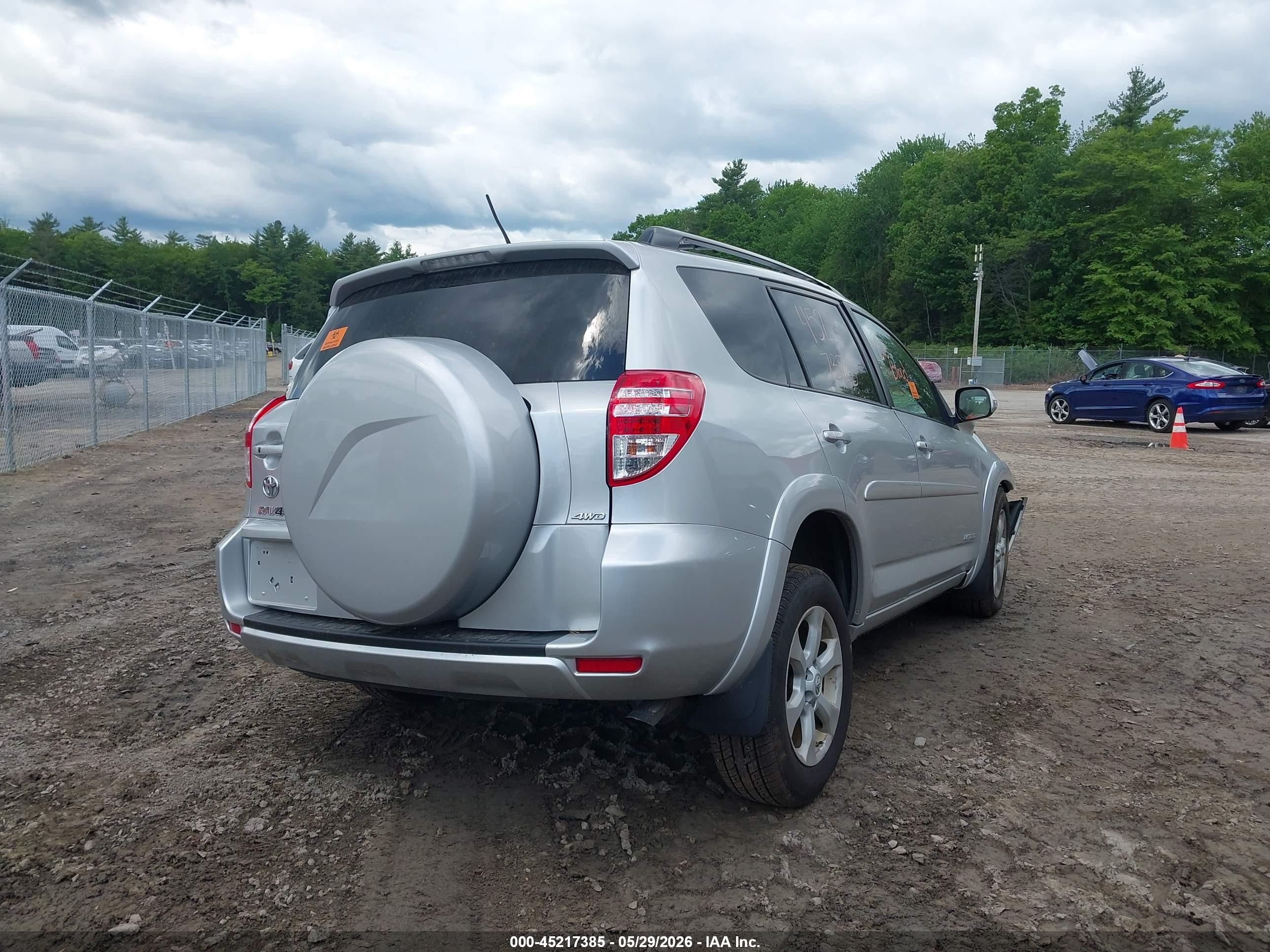 2012 Toyota Rav4 Limited V6 Серебряный vin: 2T3DK4DVXCW079069